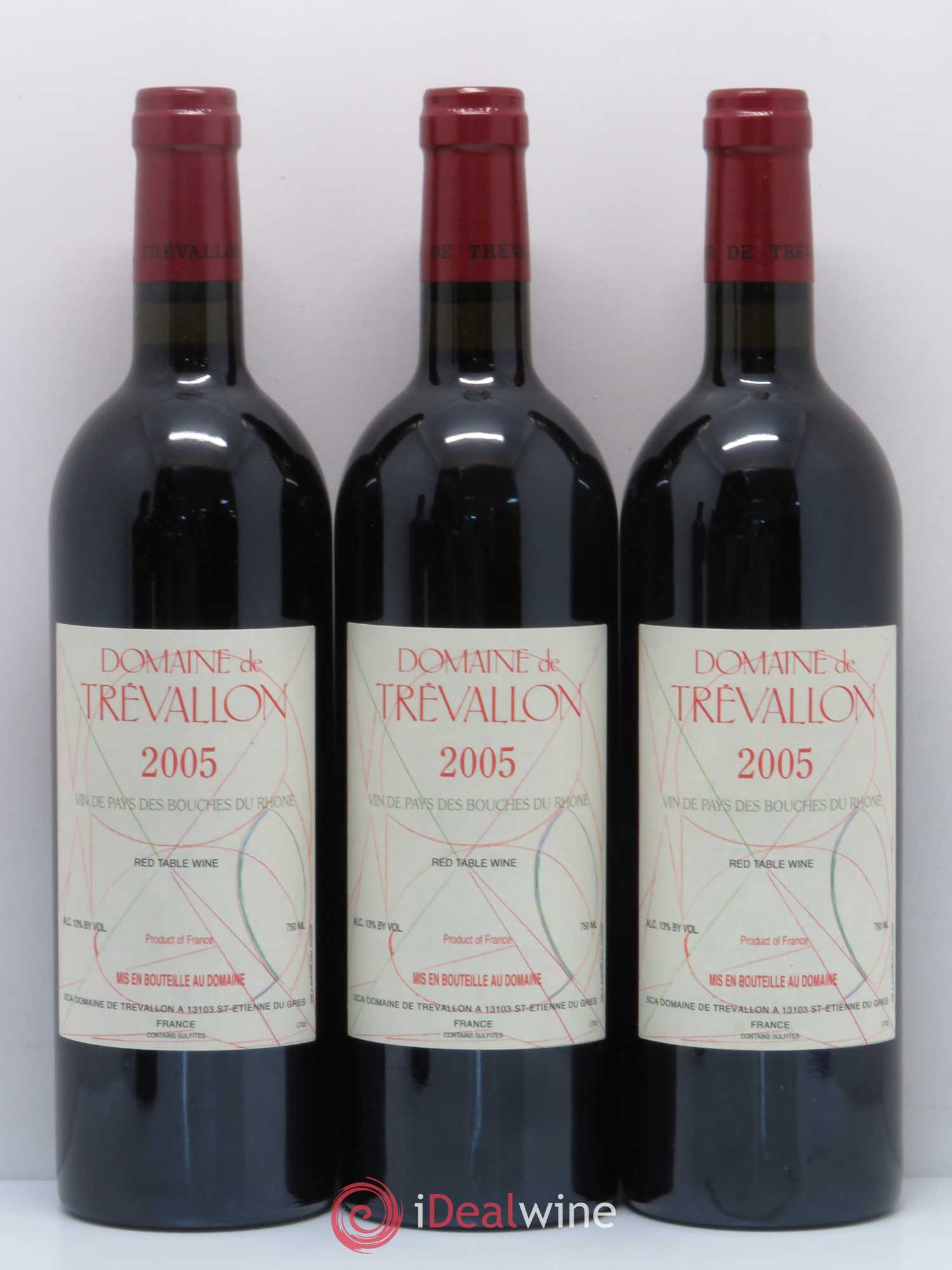 VDP Bouches du Rhône Trévallon (Domaine de) Eloi Dürrbach 2005 - Lotto di 6 bottiglie - 1