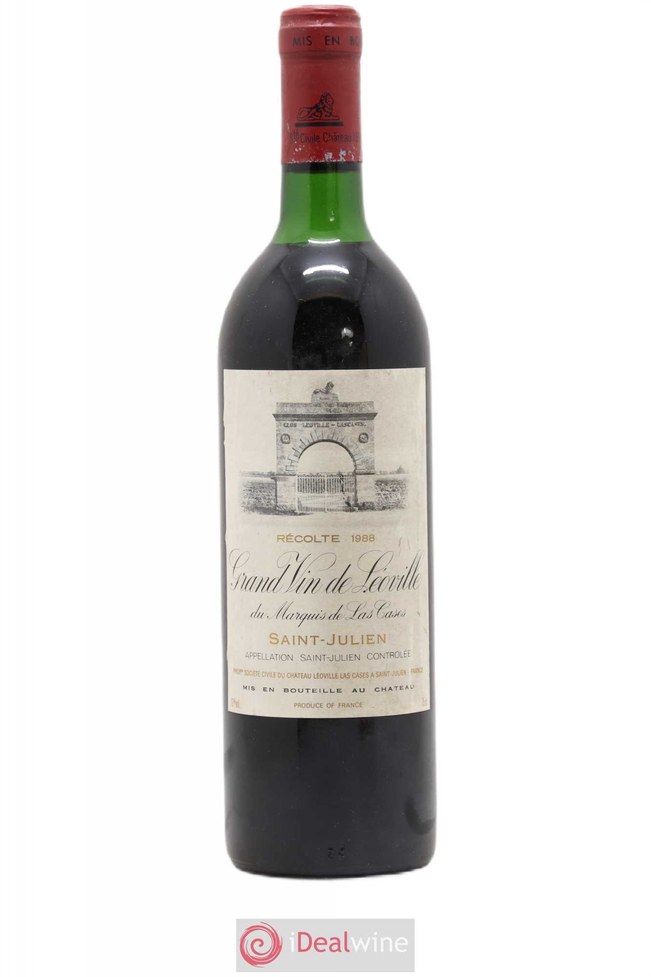 Château Léoville Las Cases 2ème Grand Cru Classé 1988 - Lot de 1 bouteille - 0