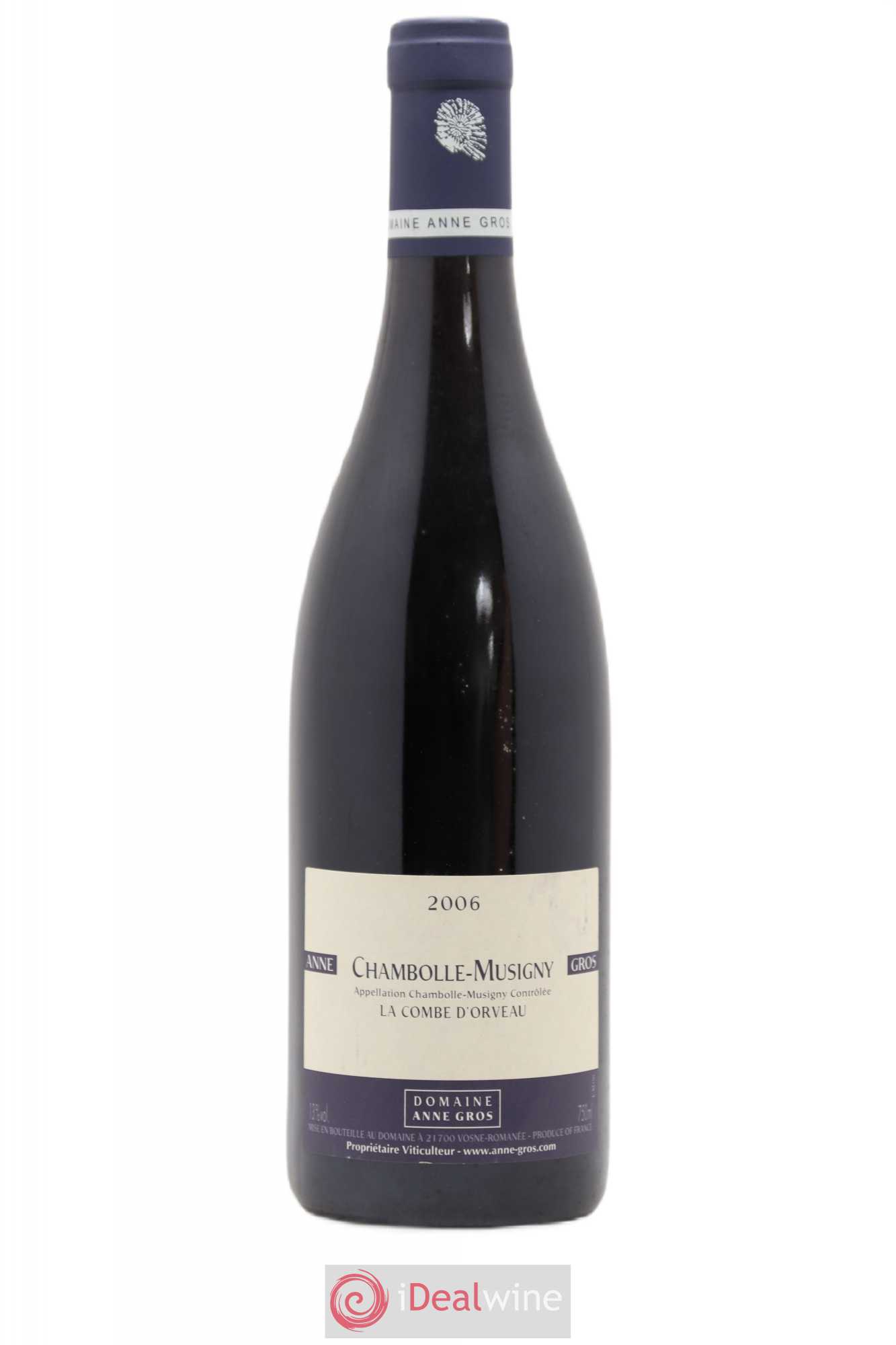 Chambolle-Musigny La Combe d'Orveau Anne Gros 2006 - Lot de 1 bouteille - 0