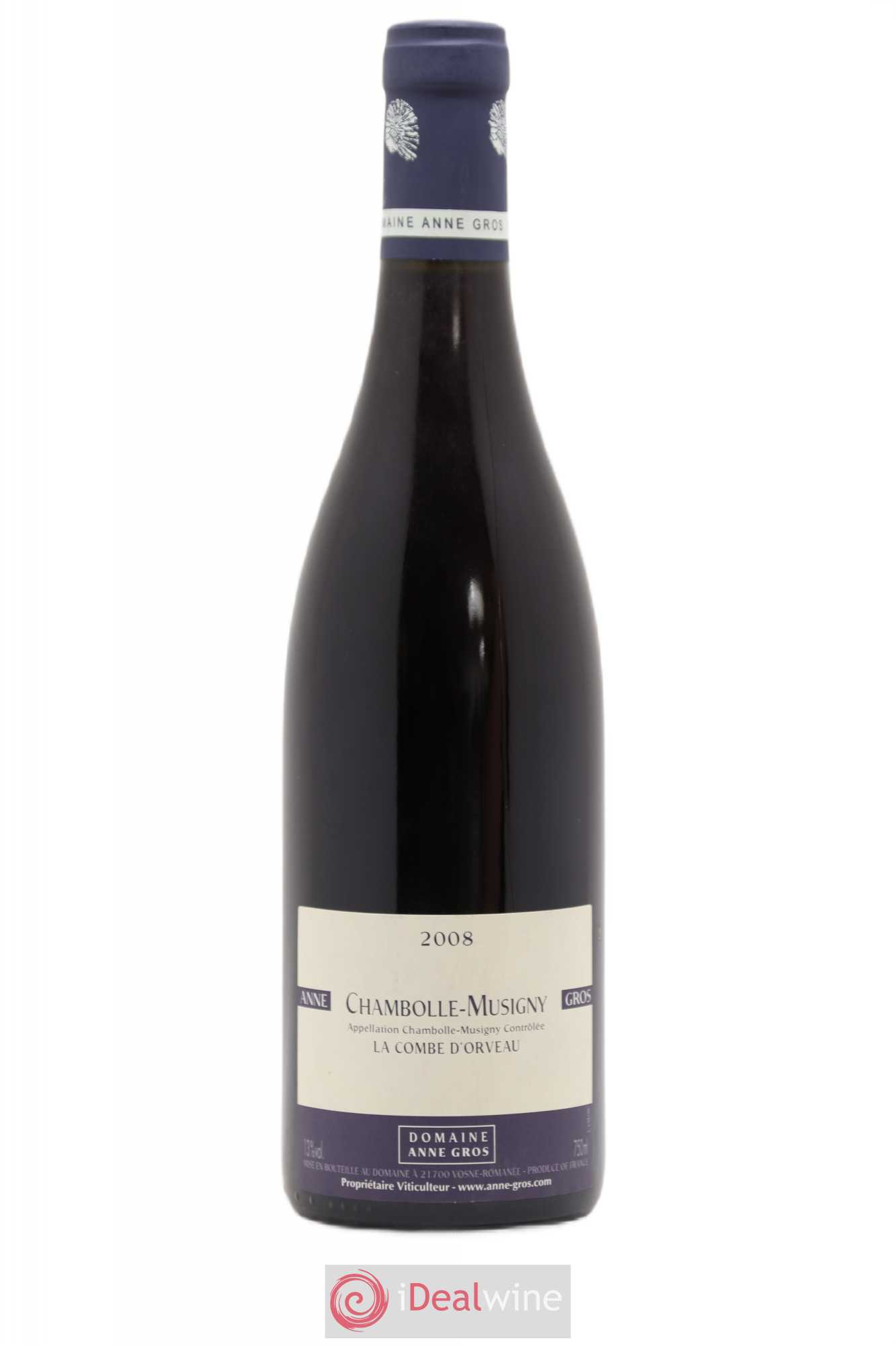 Chambolle-Musigny La Combe d'Orveau Anne Gros 2008 - Lot de 1 bouteille - 0