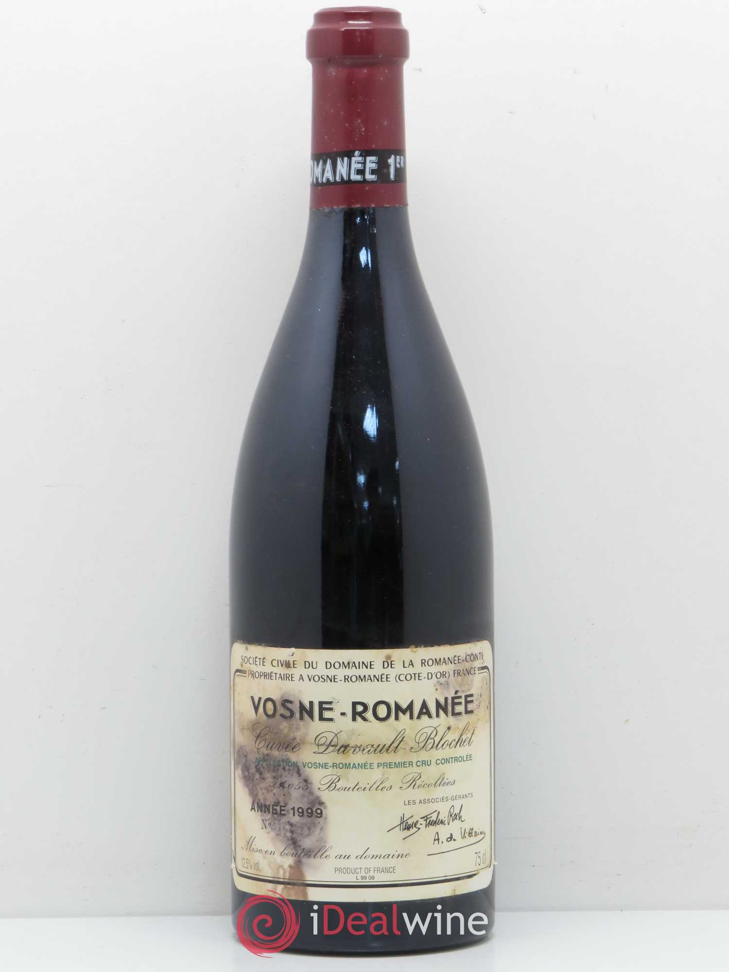 Buy Vosne-Romanée 1er Cru Cuvée Duvault Blochet Domaine de la