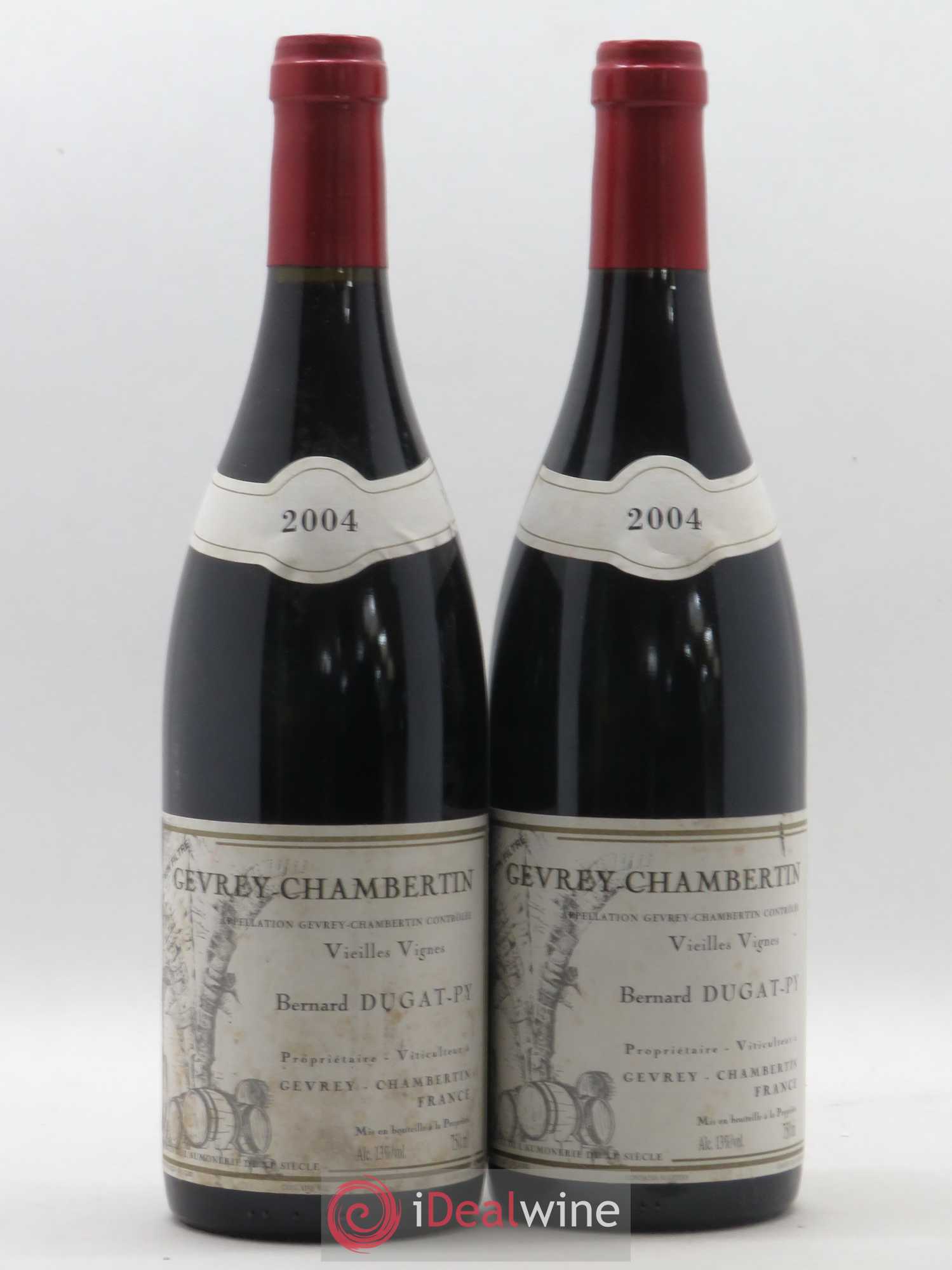 Gevrey-Chambertin Vieilles Vignes Dugat-Py 2004 - Lot de 2 bouteilles - 0