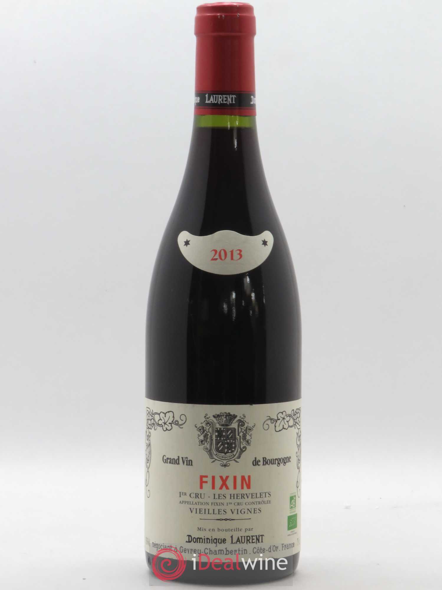 Fixin 1er Cru Les Hervelets Vieilles Vignes Dominique Laurent 2013 - Lot de 1 bouteille - 0