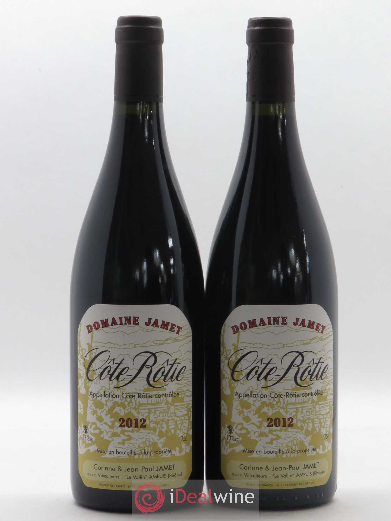 Côte-Rôtie Jamet (Domaine) 2012 - Lot de 2 bouteilles - 0