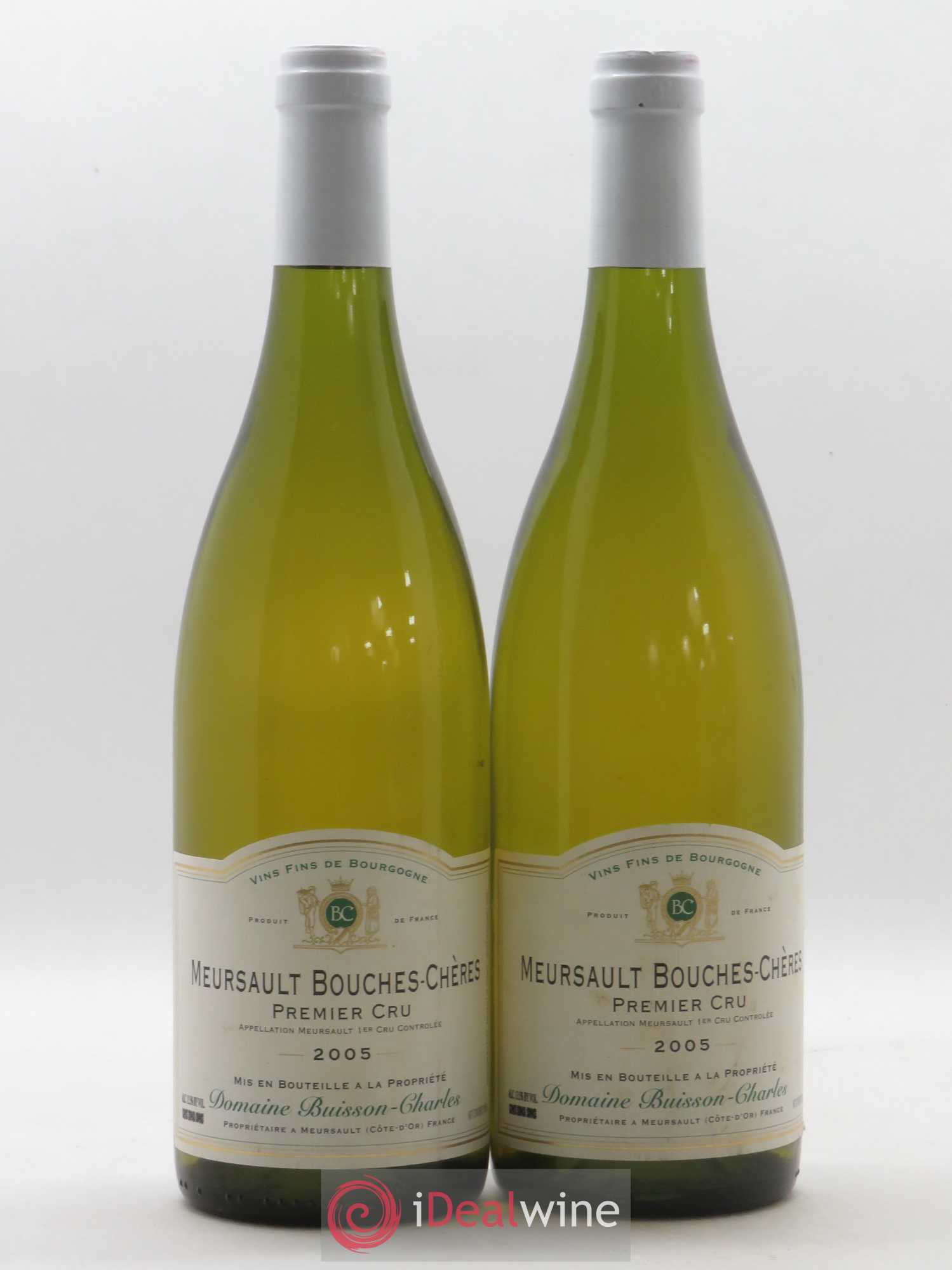 Meursault 1er Cru Bouches Chères Buisson-Charles (Domaine) 2005 - Lot de 2 bouteilles - 0