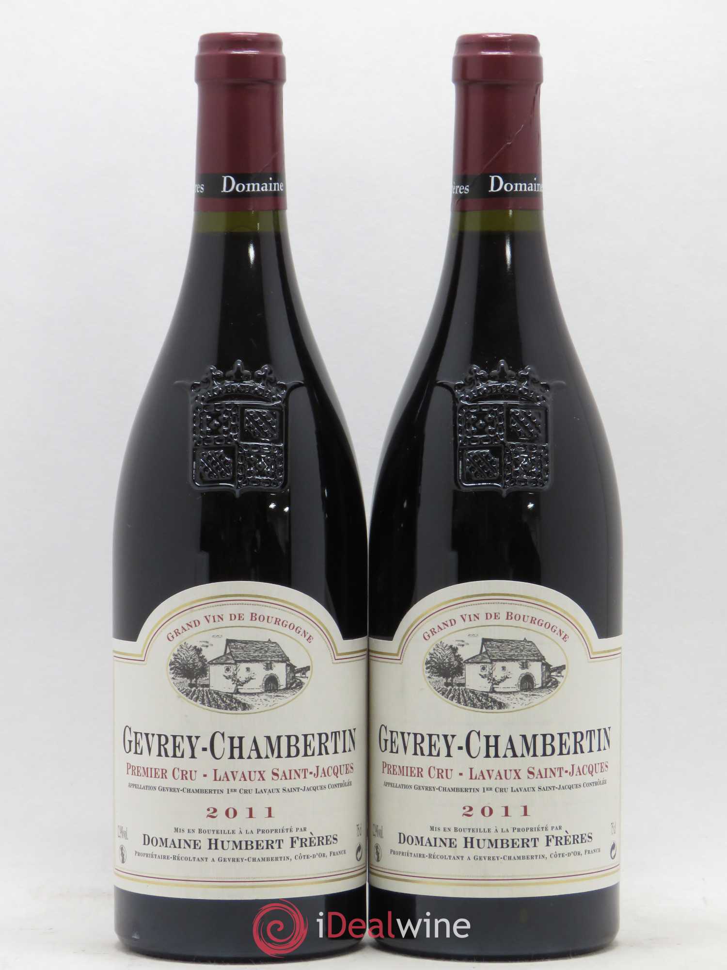 Gevrey-Chambertin 1er Cru Lavaux Saint Jacques Domaine Humbert 2011 - Posten von 2 Flaschen - 0