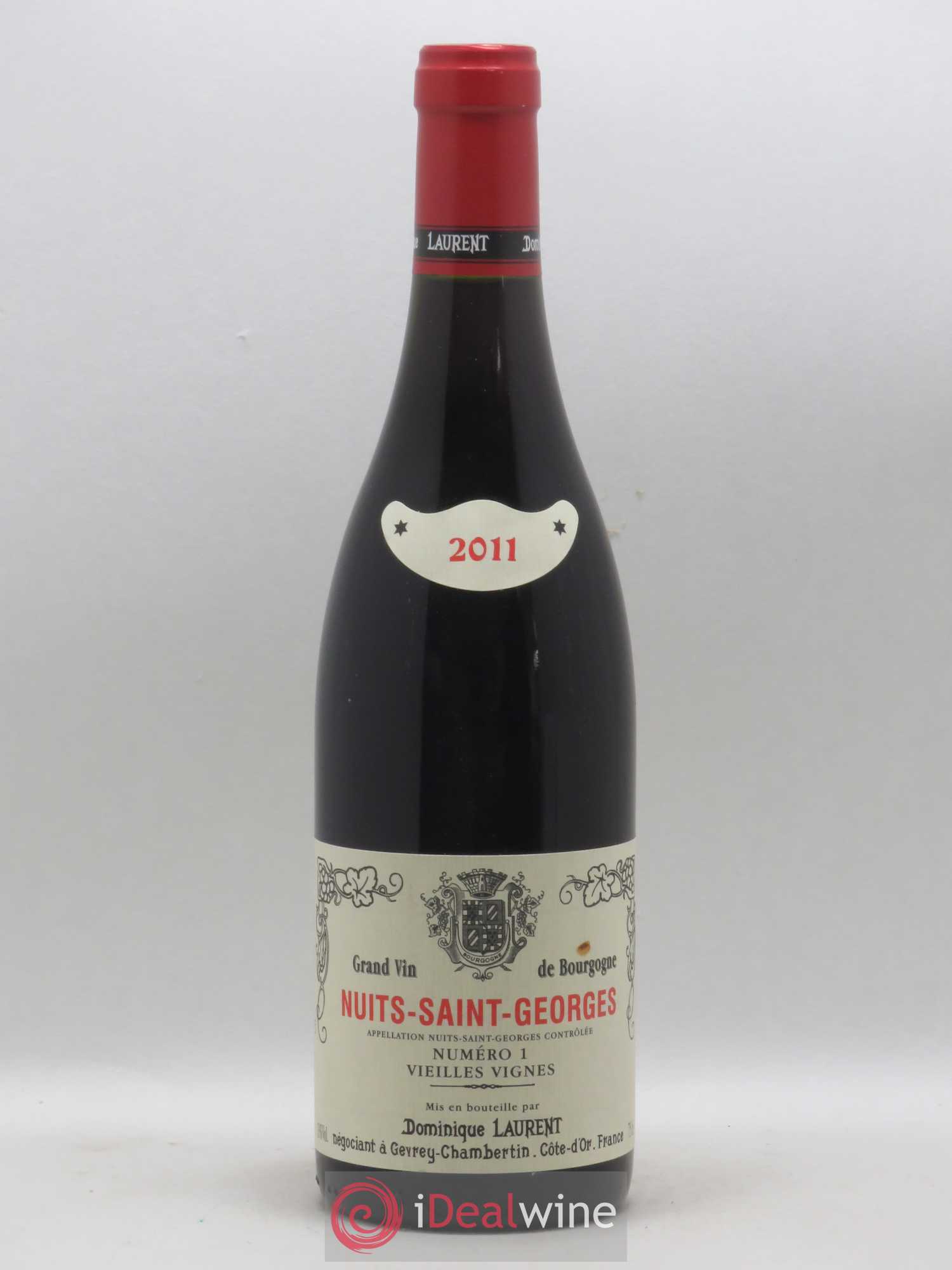 Nuits-Saint-Georges Vieilles Vignes Dominique Laurent Numéro 1 2011 - Lot de 1 bouteille - 0