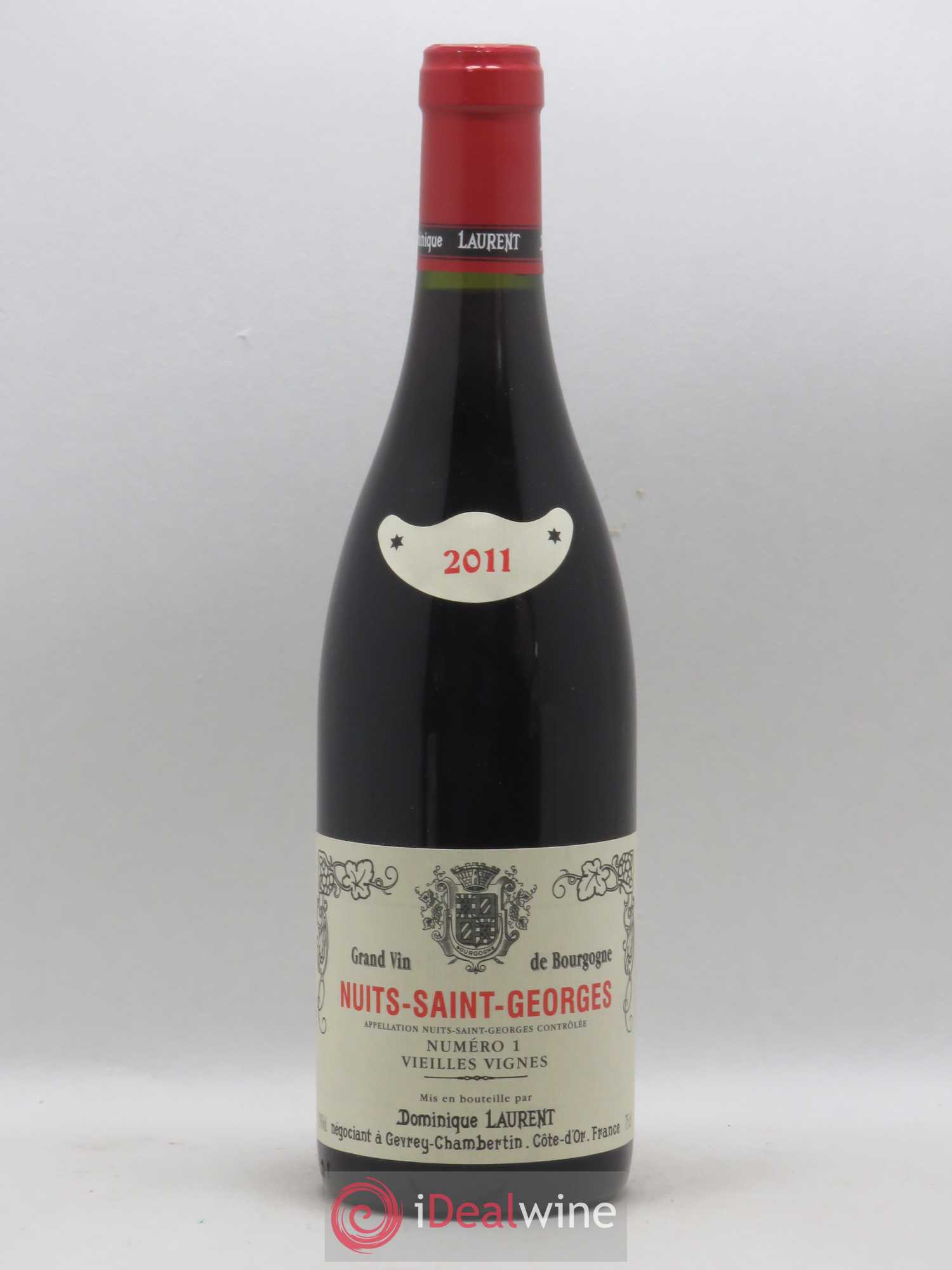 Nuits-Saint-Georges Vieilles Vignes Dominique Laurent Numéro 1 2011 - Lot de 1 bouteille - 0