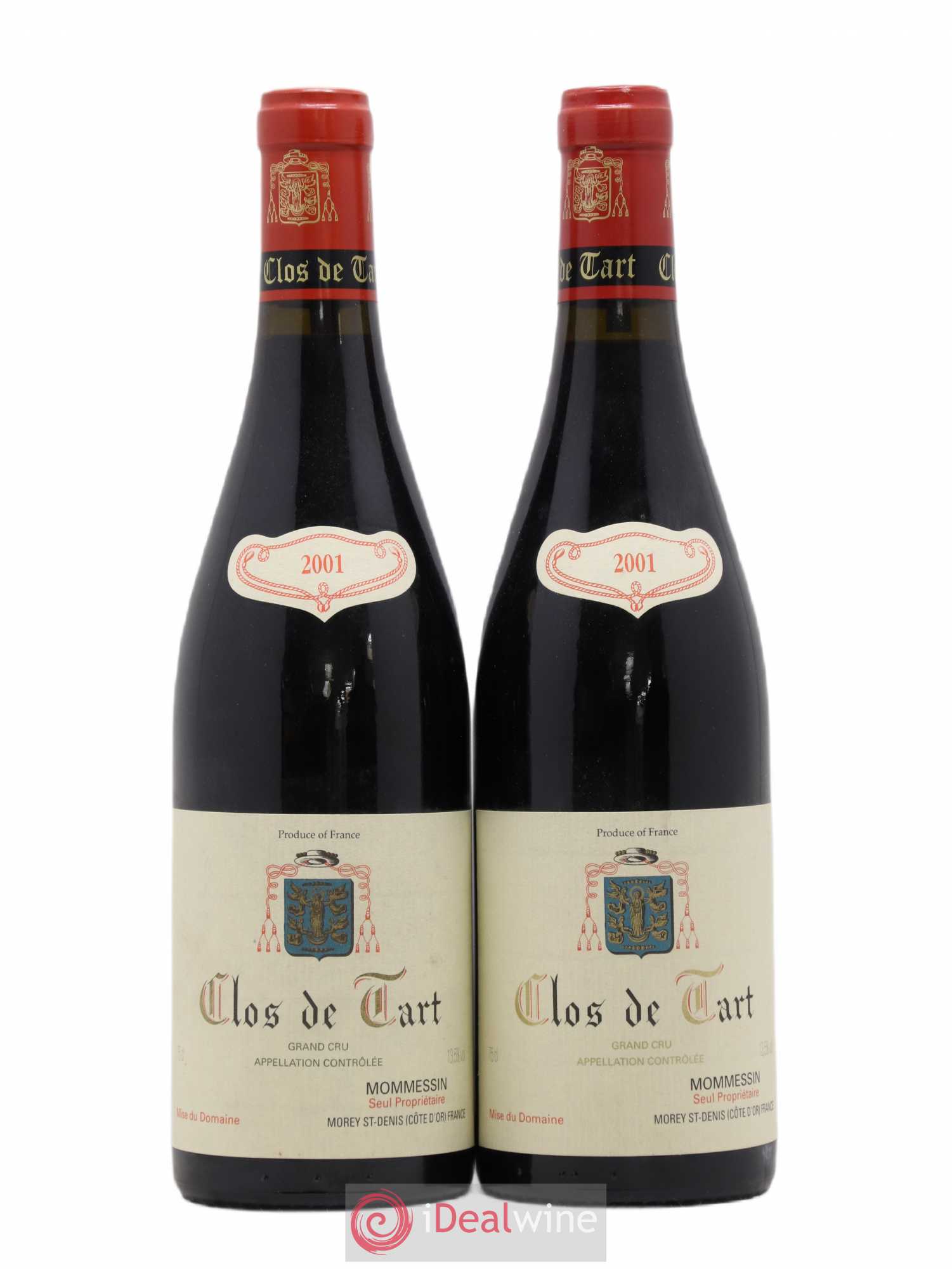 Clos de Tart Grand Cru Clos de Tart 2001 - Lot de 2 bouteilles - 0