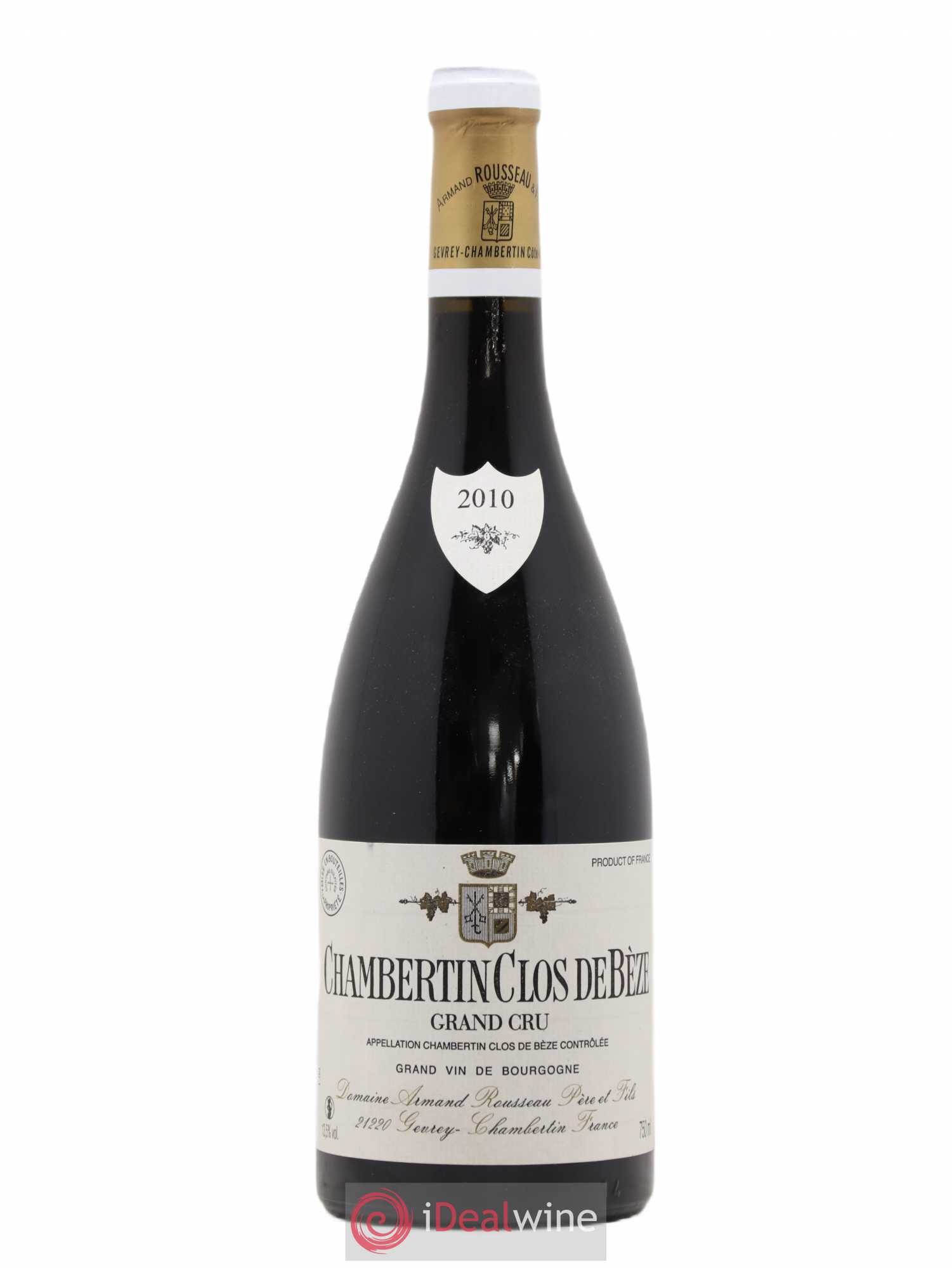 Chambertin Clos de Bèze Grand Cru Armand Rousseau (Domaine) 2010 - Lot de 1 bouteille - 0