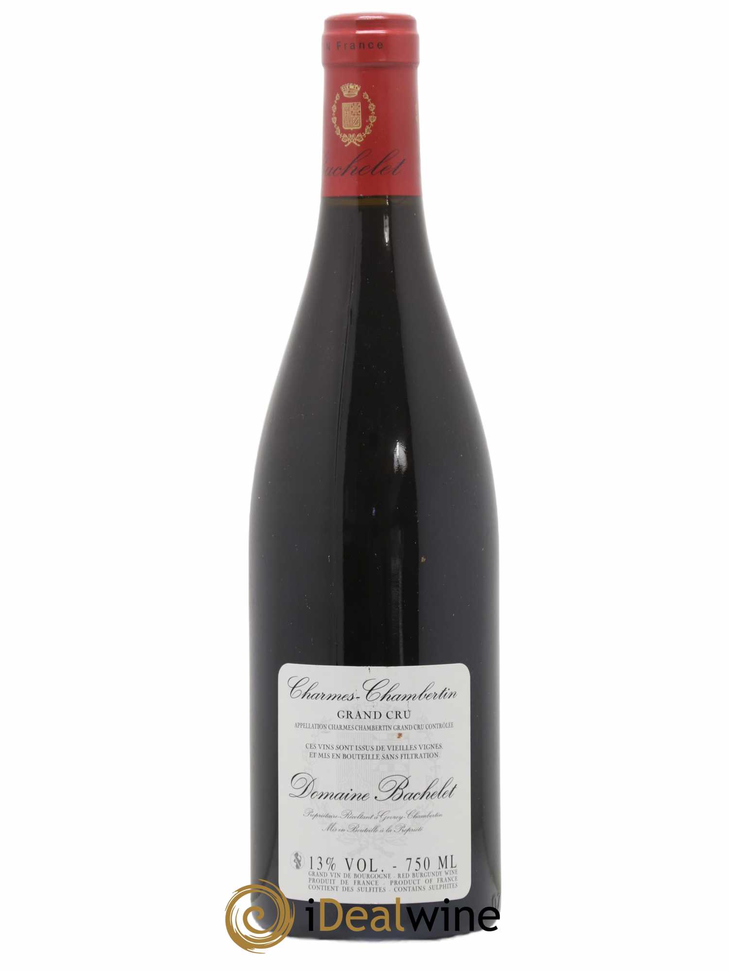 Charmes-Chambertin Grand Cru Vieilles Vignes Denis Bachelet (Domaine) 2013 - Lot de 1 bouteille - 1