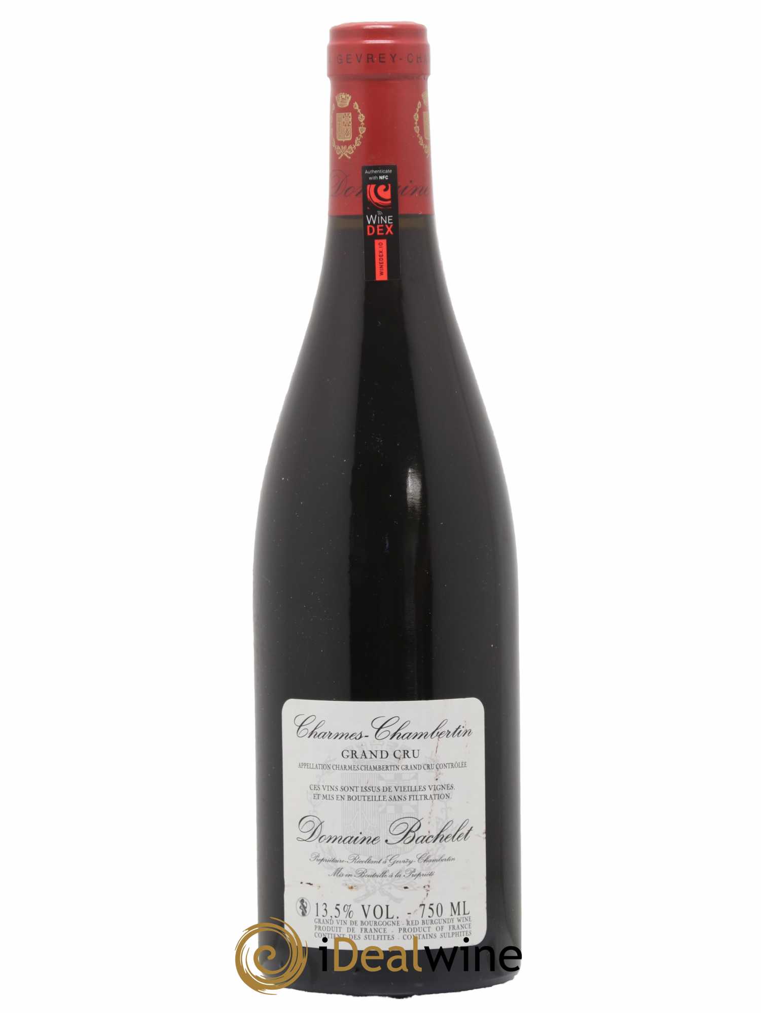 Charmes-Chambertin Grand Cru Vieilles Vignes Denis Bachelet (Domaine) 2008 - Lot de 1 bouteille - 1
