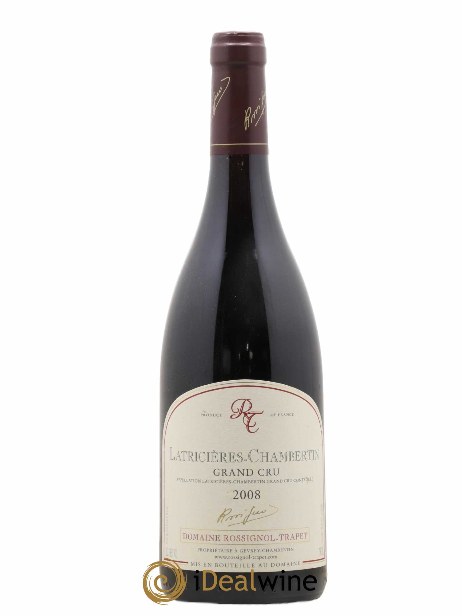 Latricières-Chambertin Grand Cru Rossignol-Trapet (Domaine) 2008 - Lot of 1 bottle - 0