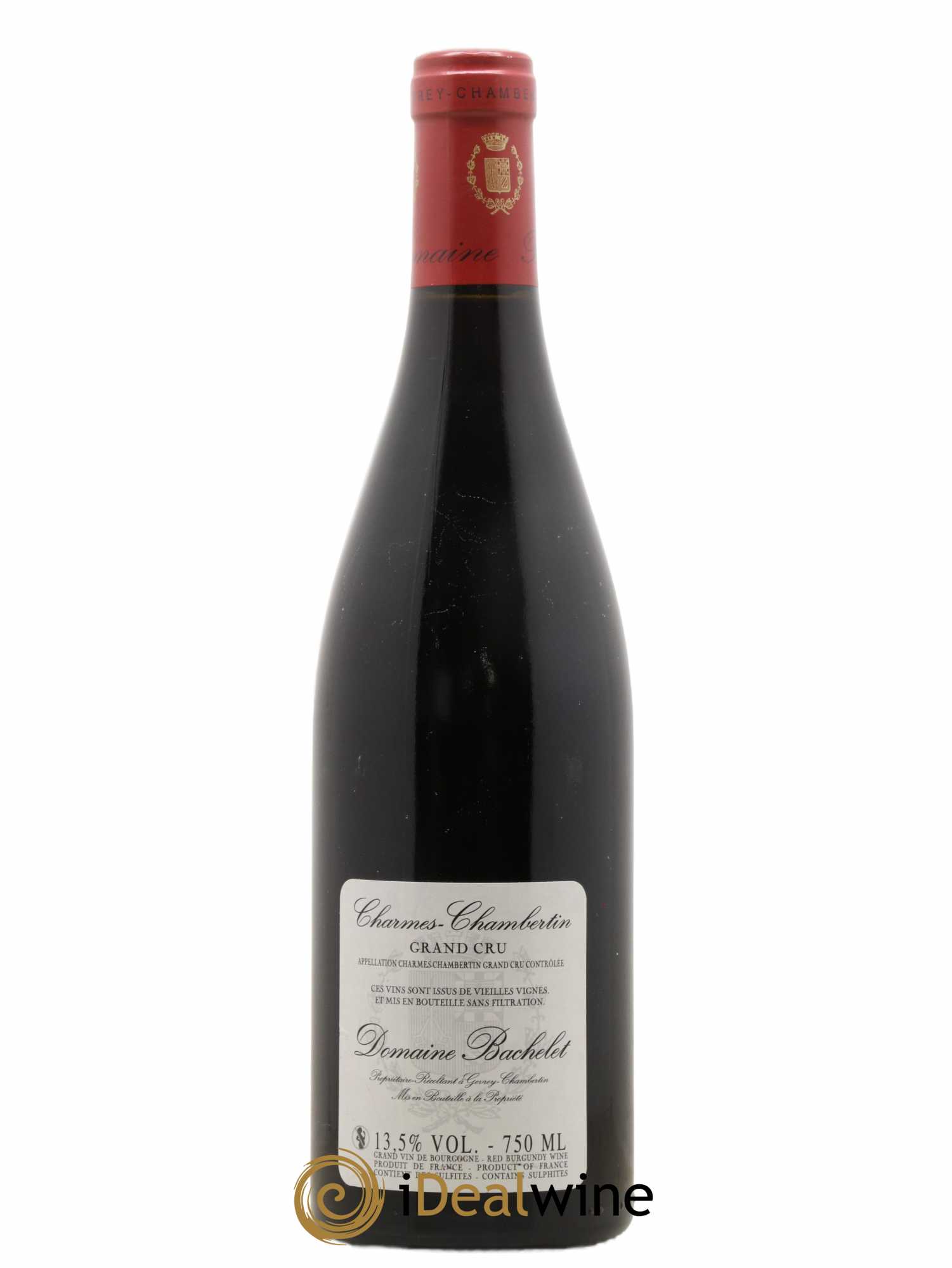 Charmes-Chambertin Grand Cru Vieilles Vignes Denis Bachelet (Domaine) 2008 - Lot de 1 bouteille - 1