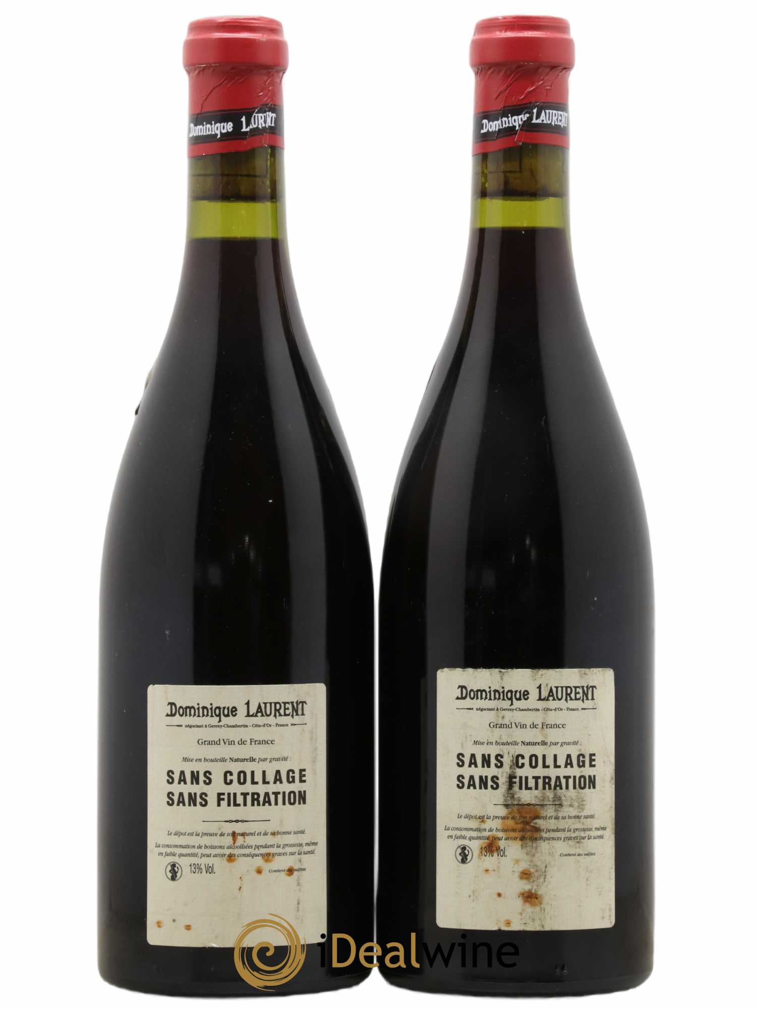 Gevrey-Chambertin 1er Cru Clos Saint Jacques Vieilles Vignes Dominique Laurent 2008 - Lotto di 2 bottiglie - 1
