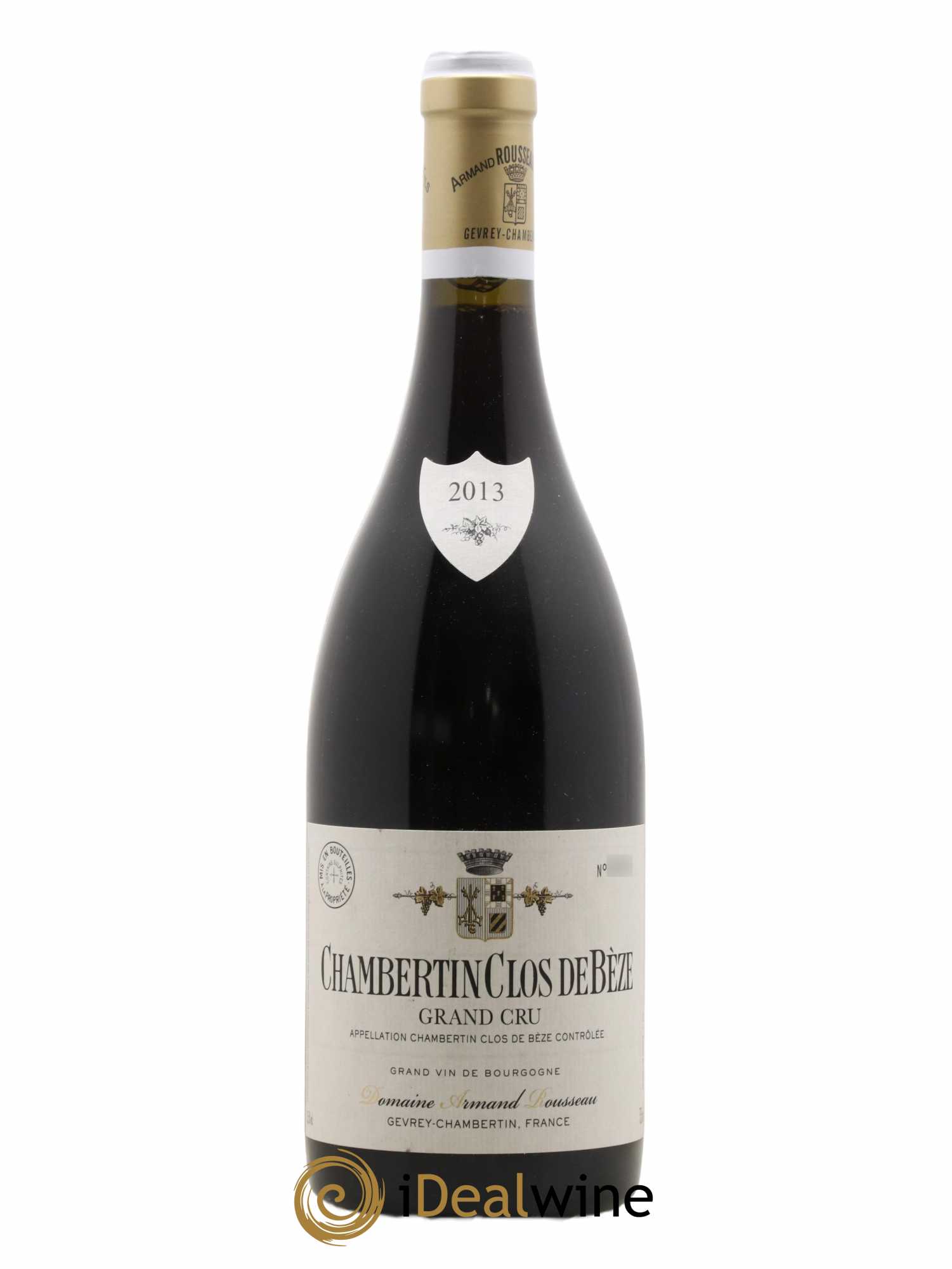 Chambertin Clos de Bèze Grand Cru Armand Rousseau (Domaine) 2013 - Lot de 1 bouteille - 0