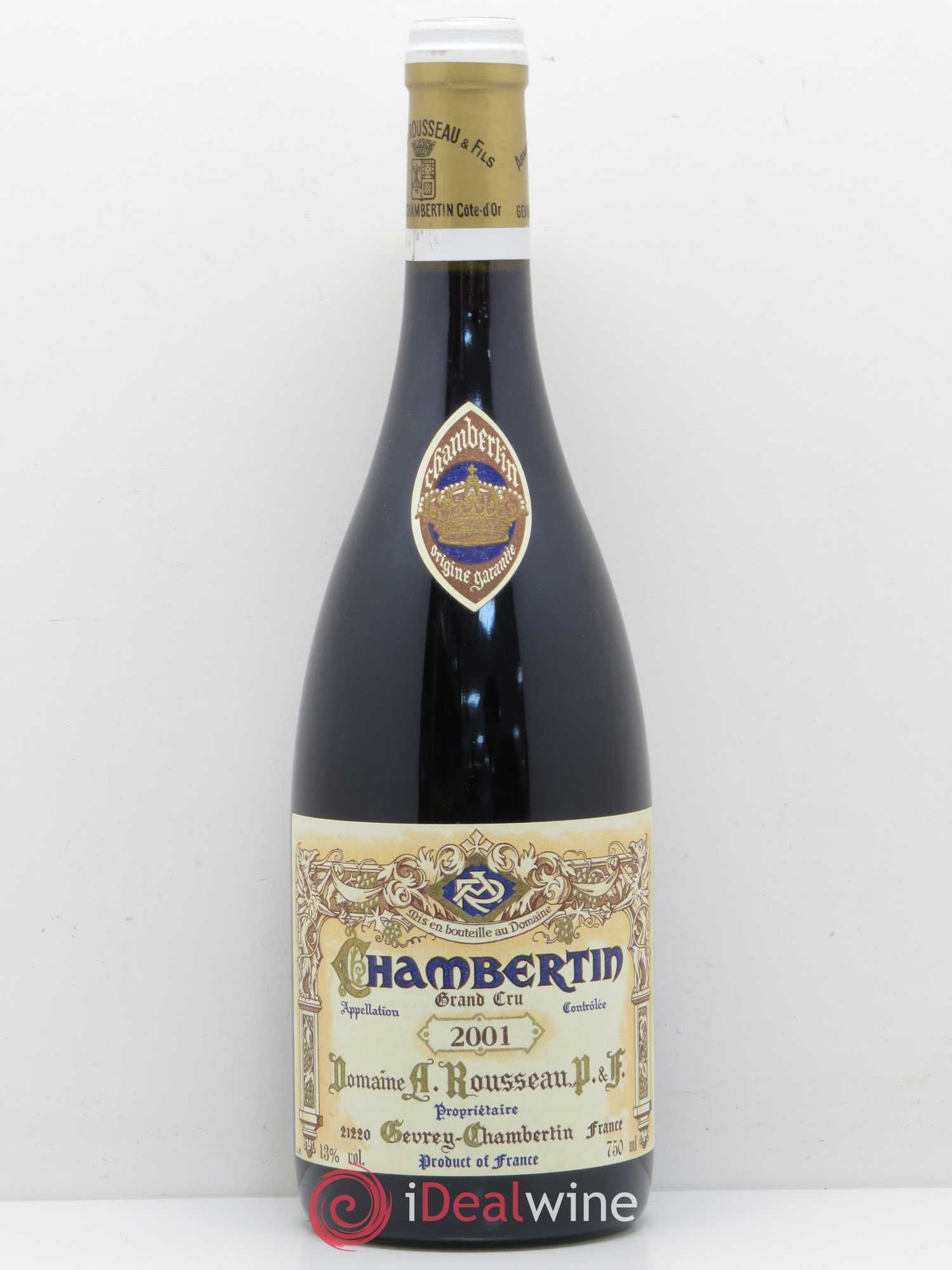 Chambertin Grand Cru Armand Rousseau (Domaine) 2001 - Lot de 1 bouteille - 0