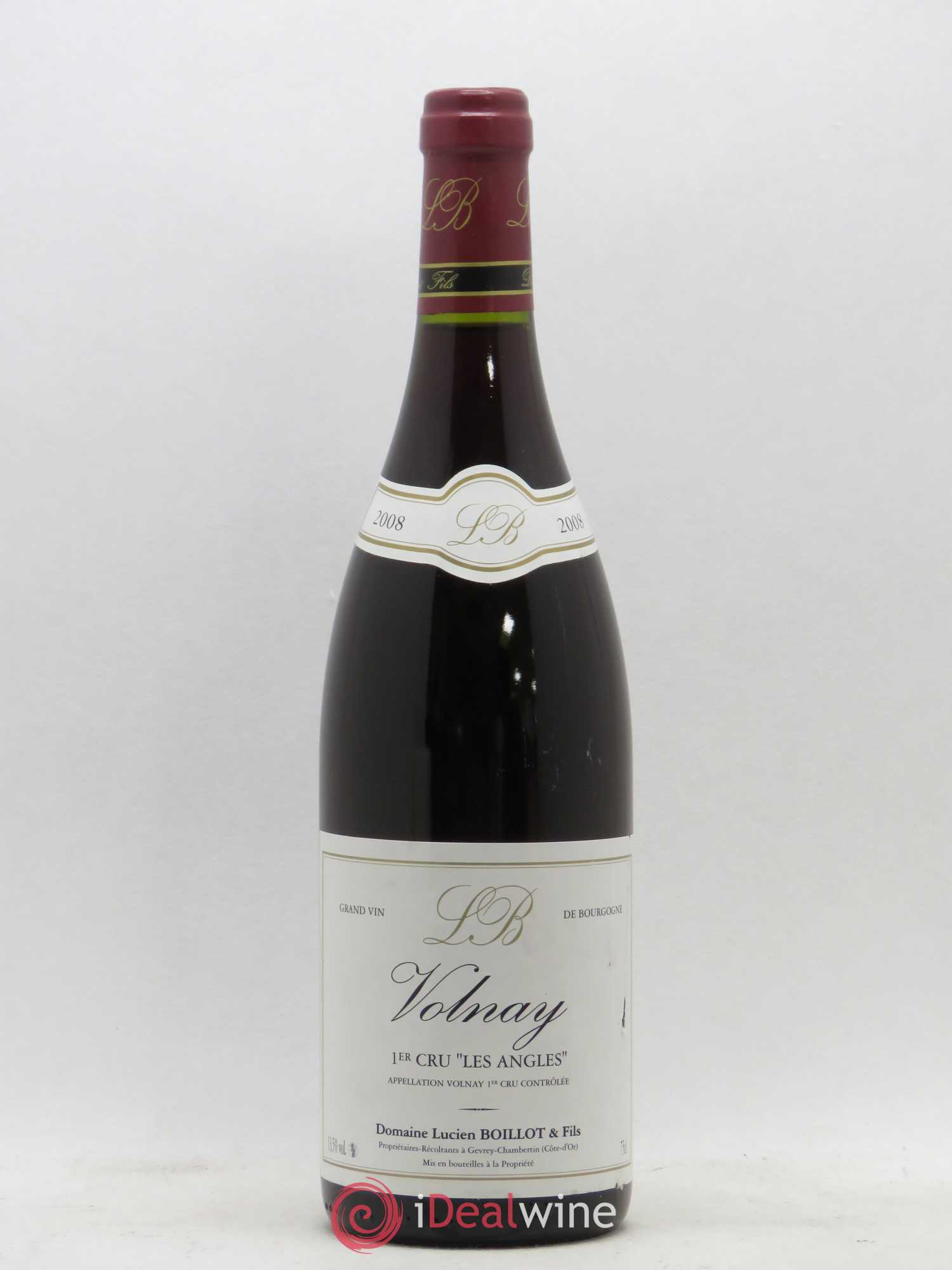 Volnay 1er Cru Les Angles Lucien Boillot 2008 - Posten von 1 Flasche - 0