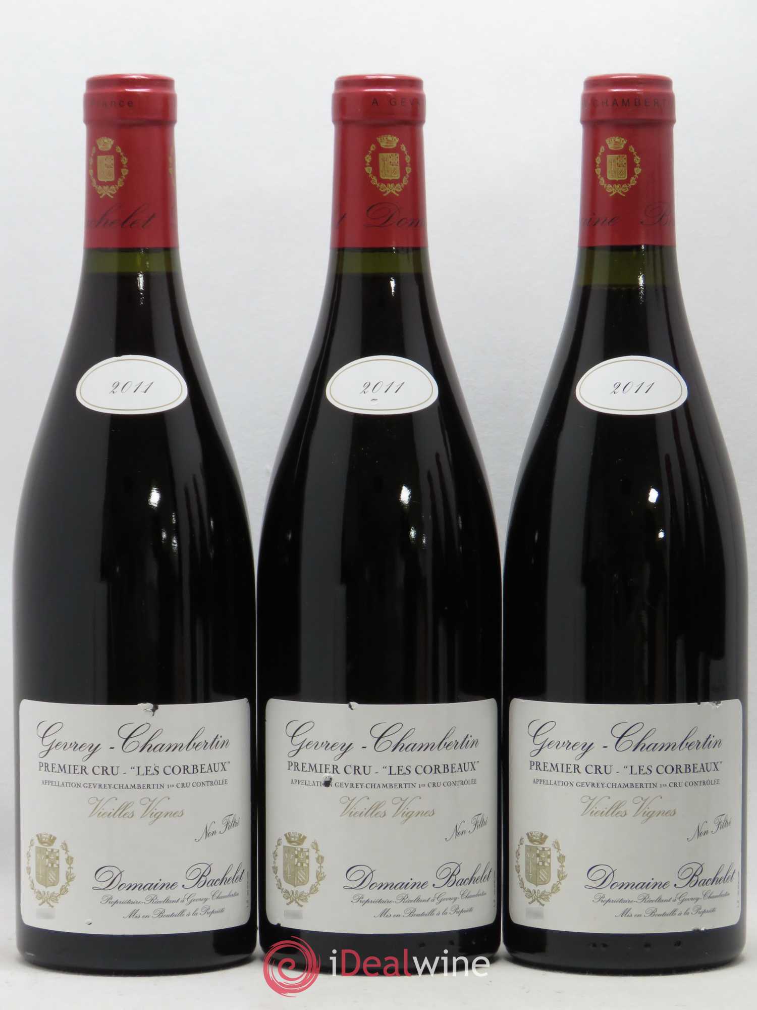 Gevrey-Chambertin 1er Cru Les Corbeaux Vieilles Vignes Denis Bachelet (Domaine) 2011 - Lot de 6 bouteilles - 2