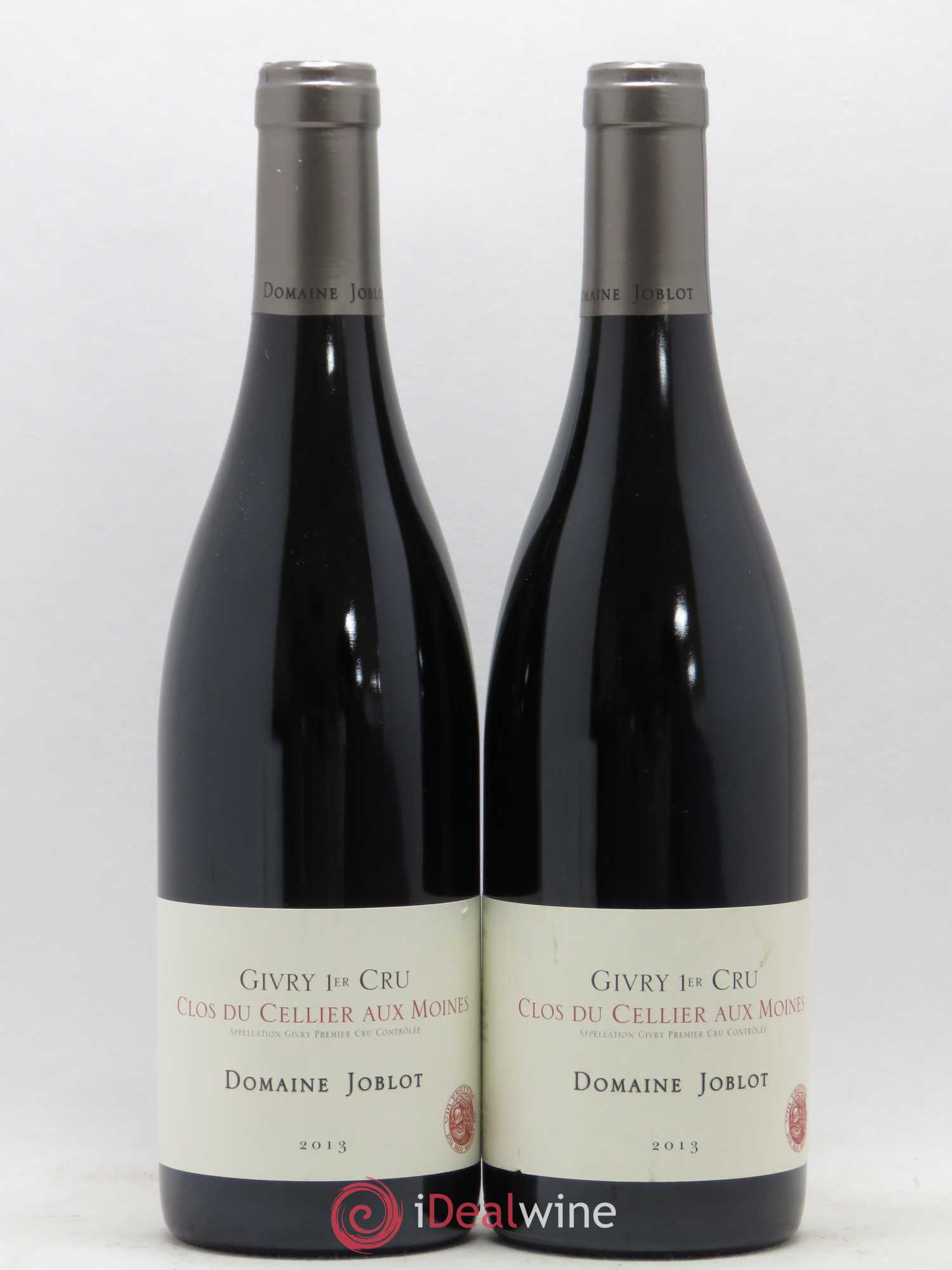 Givry 1er Cru Clos du Cellier aux Moines Joblot (Domaine) 2013 - Lot de 2 bouteilles - 0