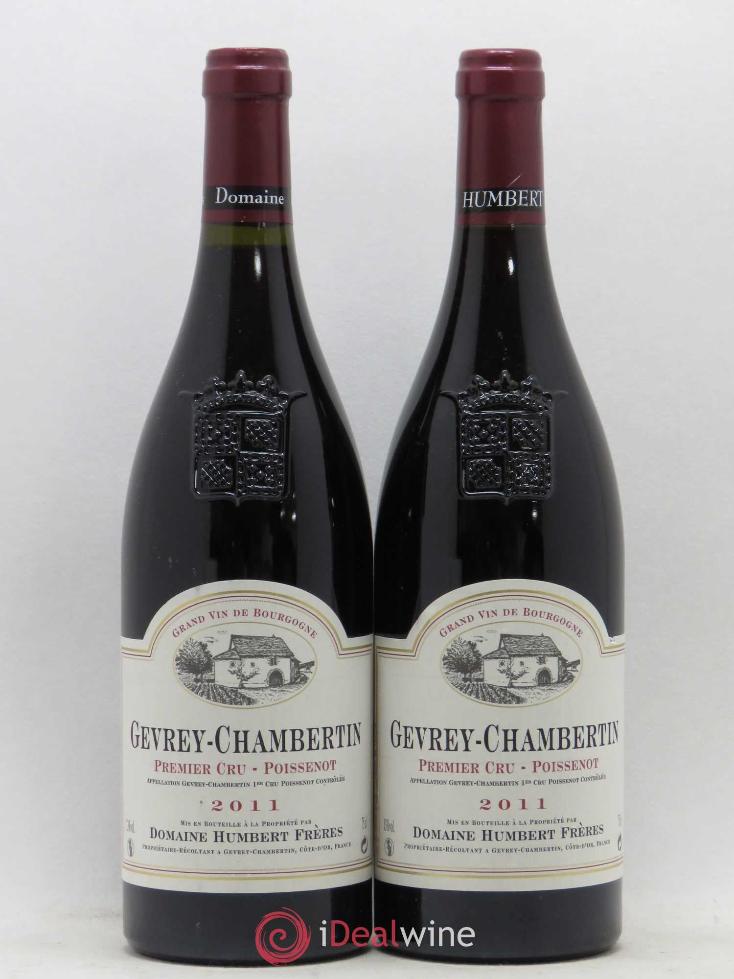 Gevrey-Chambertin 1er cru Poissenot Humbert (Domaine) 2011 - Posten von 2 Flaschen - 0