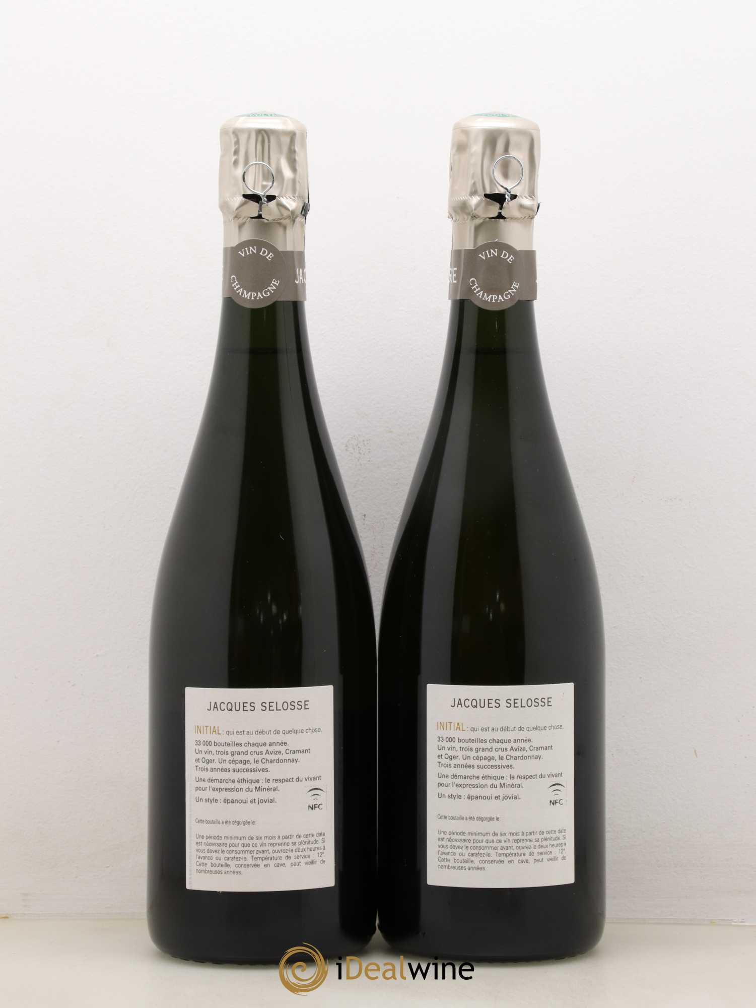 Initial Brut Jacques Selosse - Lot de 2 bouteilles - 1