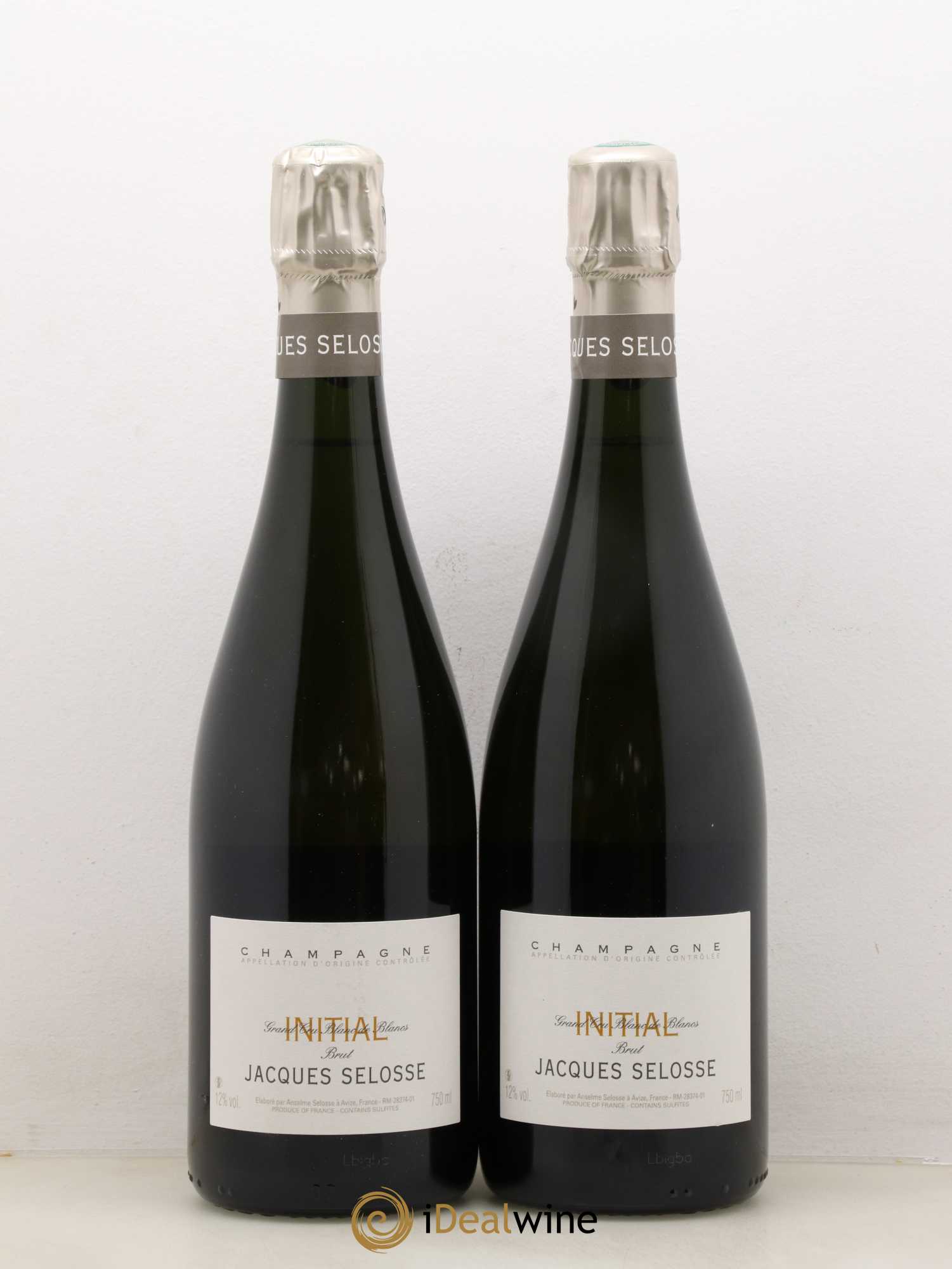 Initial Brut Jacques Selosse - Lot de 2 bouteilles - 0