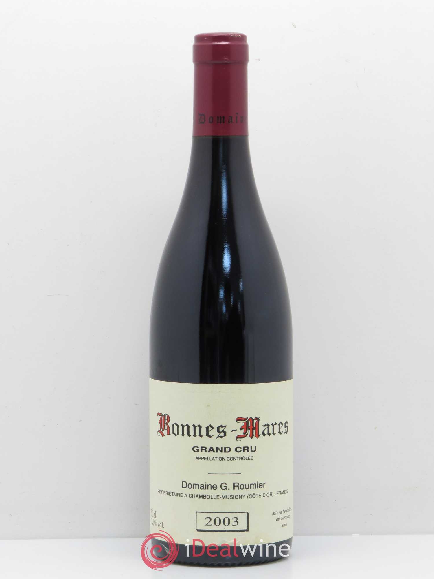 Bonnes-Mares Grand Cru Georges Roumier (Domaine) 2003 - Lot de 1 bouteille - 0