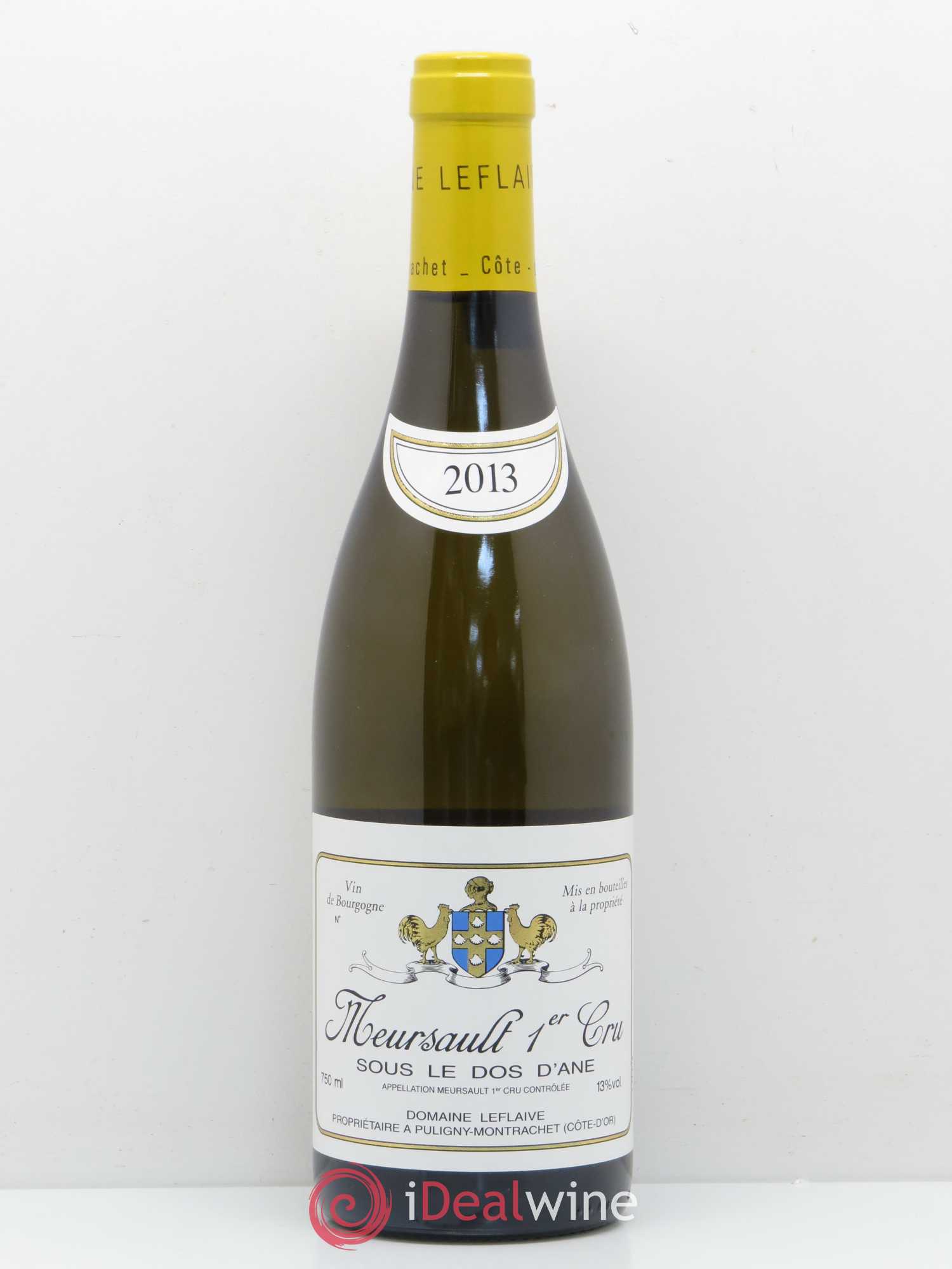 Meursault 1er Cru Sous le Dos d'Ane Leflaive (Domaine) 2013 - Lot de 1 bouteille - 0