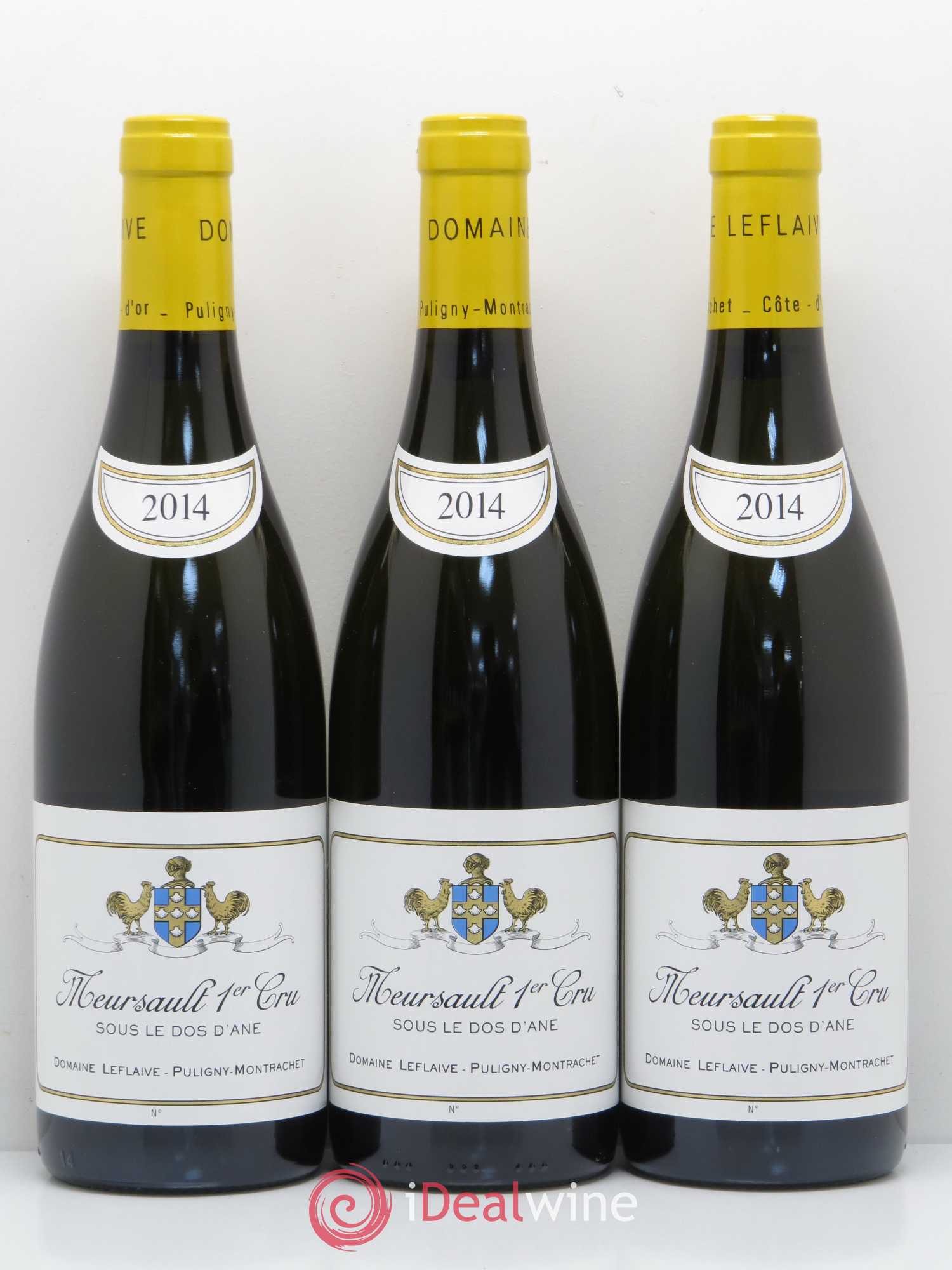 Meursault 1er Cru Sous le Dos d'Ane Leflaive (Domaine) 2014 - Lot de 3 bouteilles - 0