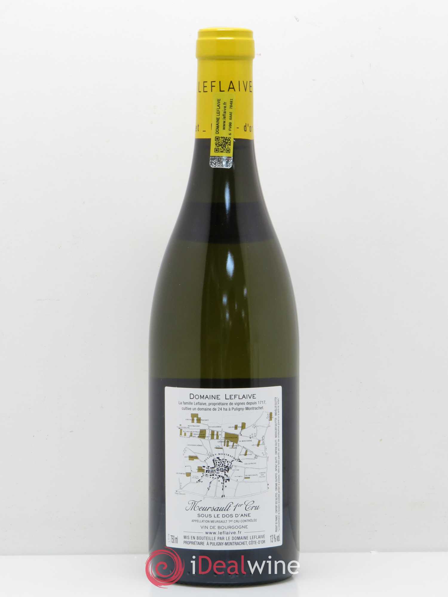 Meursault 1er Cru Sous le Dos d'Ane Leflaive (Domaine) 2014 - Lot de 1 bouteille - 1