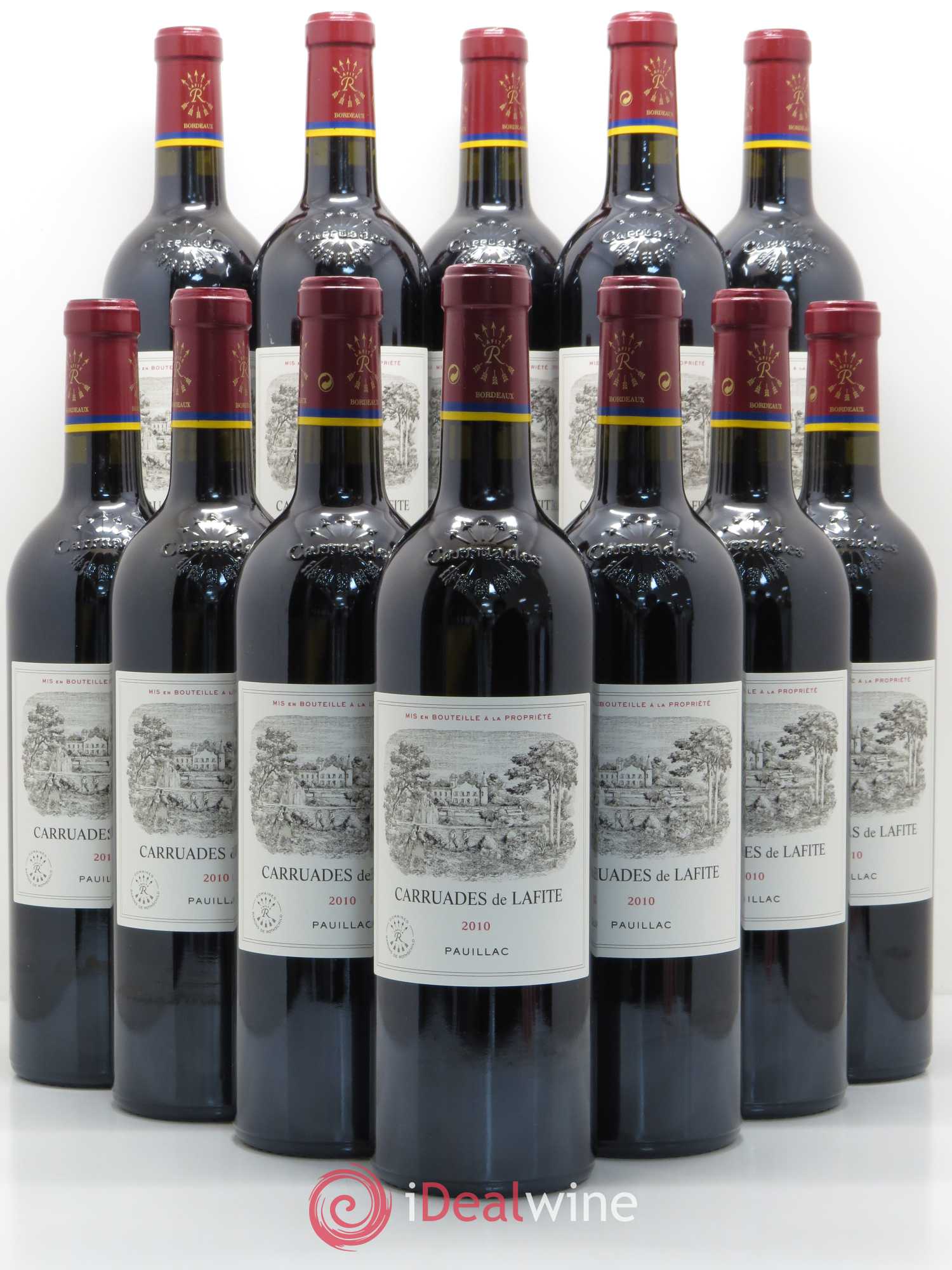 Carruades de Lafite Rothschild Second Vin 2010 - Lot de 12 bouteilles - 0
