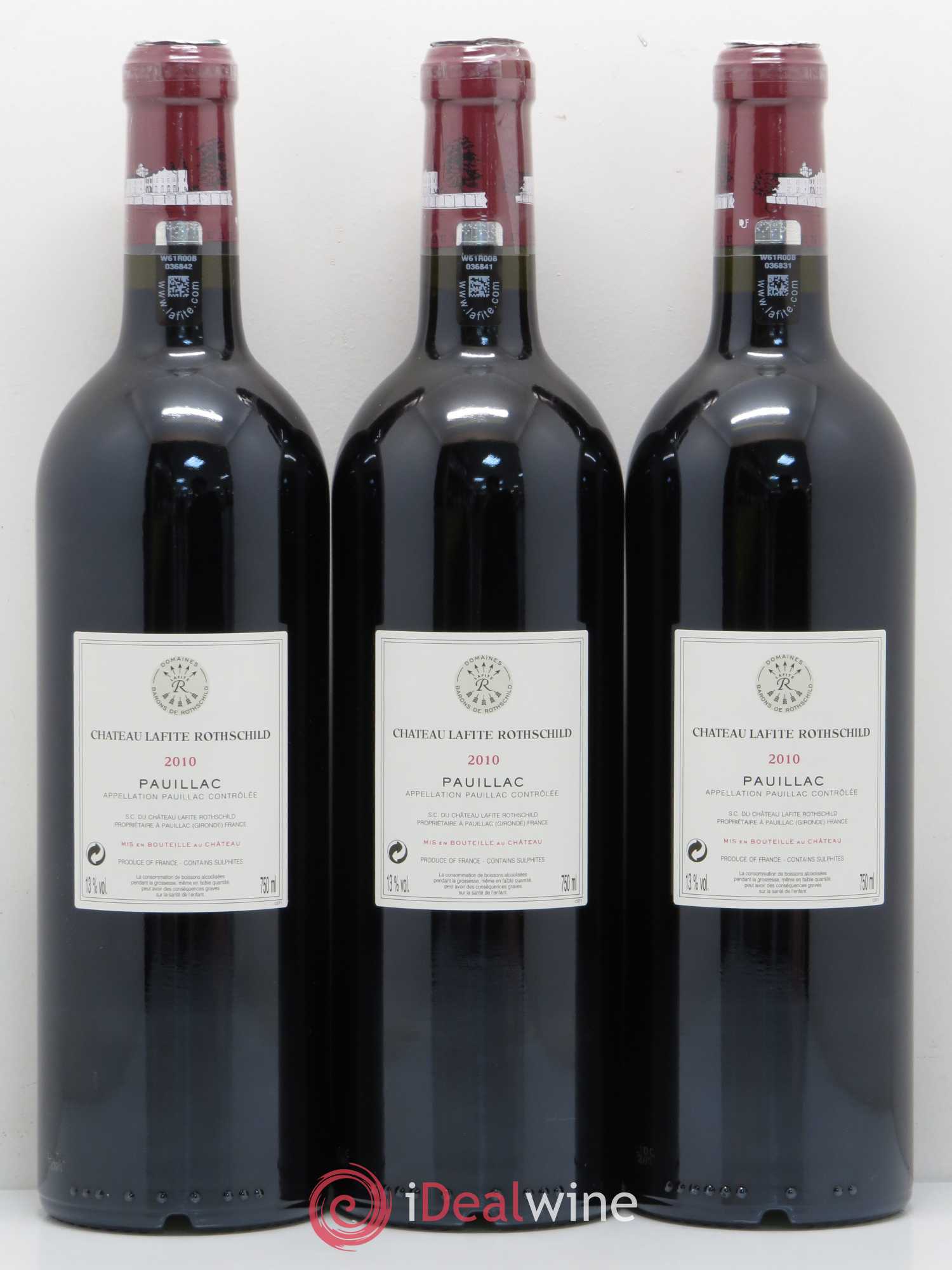Château Lafite Rothschild 1er Grand Cru Classé 2010 - Lot de 12 bouteilles - 6