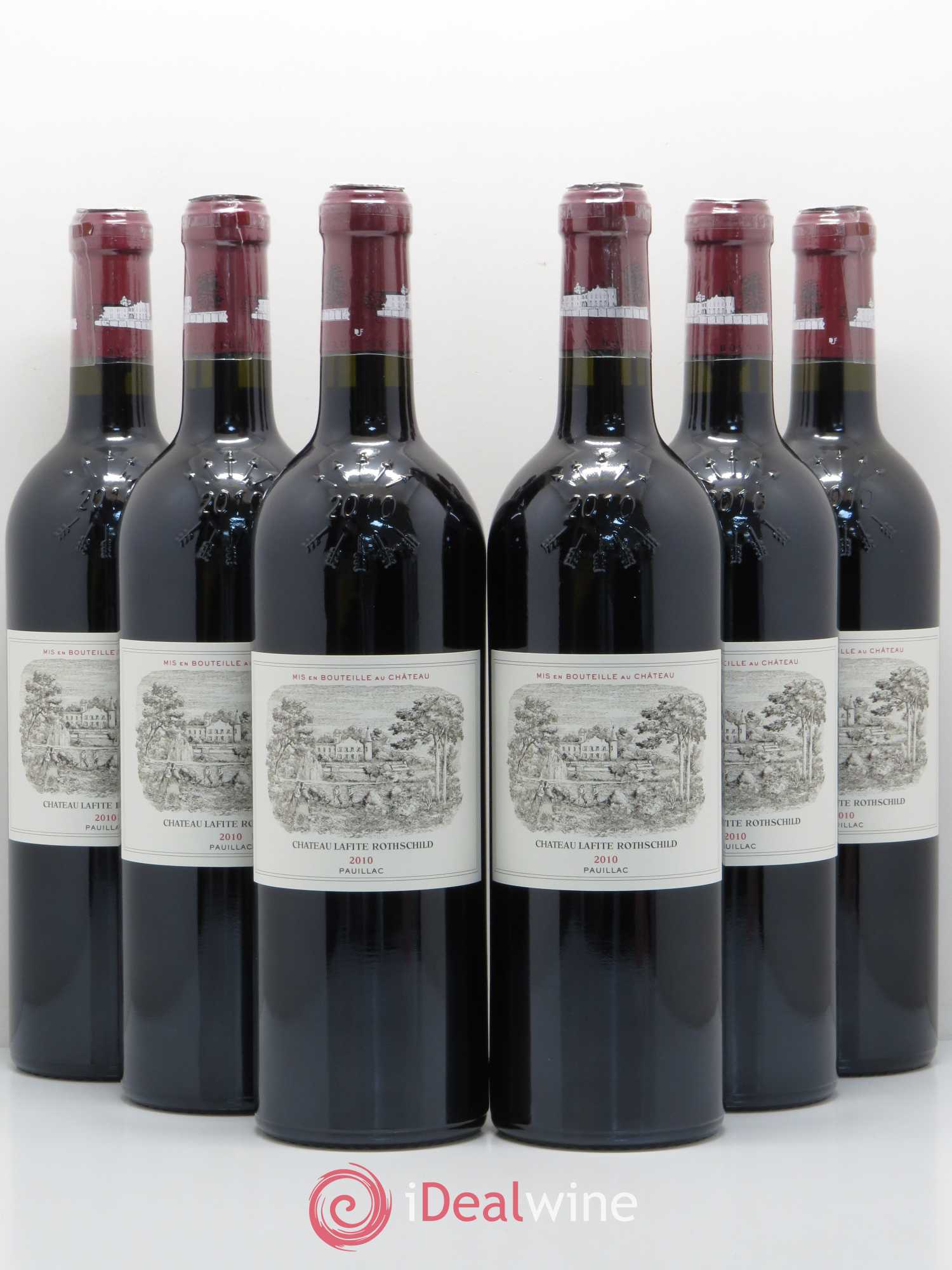 Château Lafite Rothschild 1er Grand Cru Classé 2010 - Lot de 6 bouteilles - 0