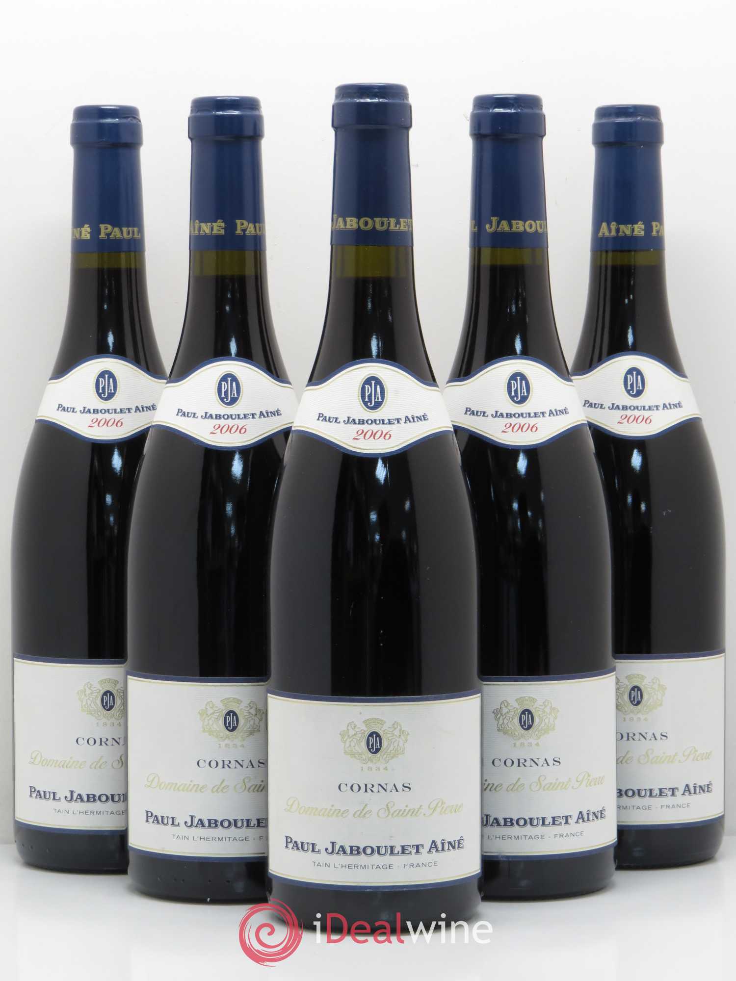 Cornas Domaine de Saint-Pierre Paul Jaboulet Ainé 2006 - Lot de 5 bouteilles - 0