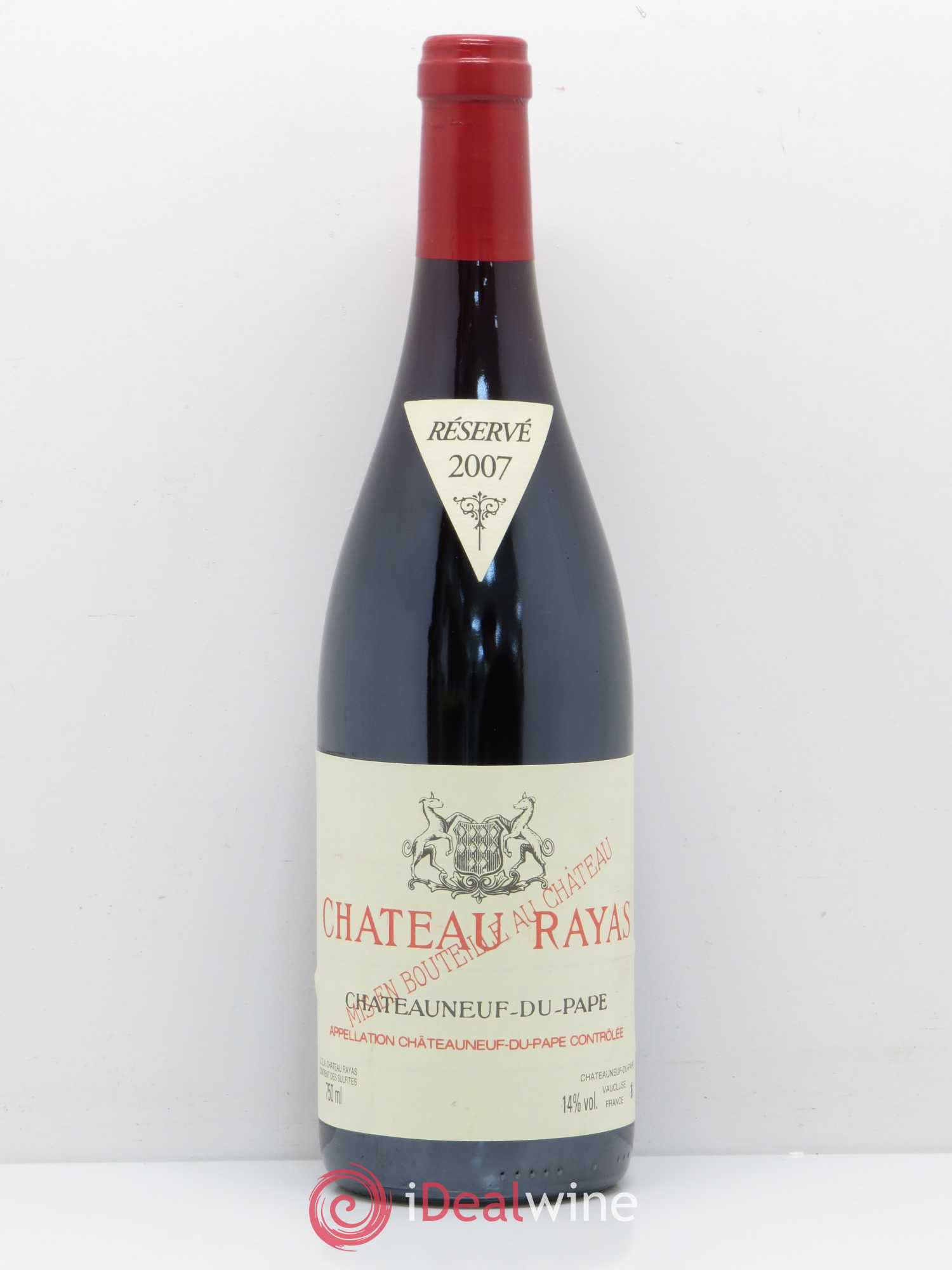 Châteauneuf-du-Pape Château Rayas Emmanuel Reynaud 2007 - Lot de 1 bouteille - 0