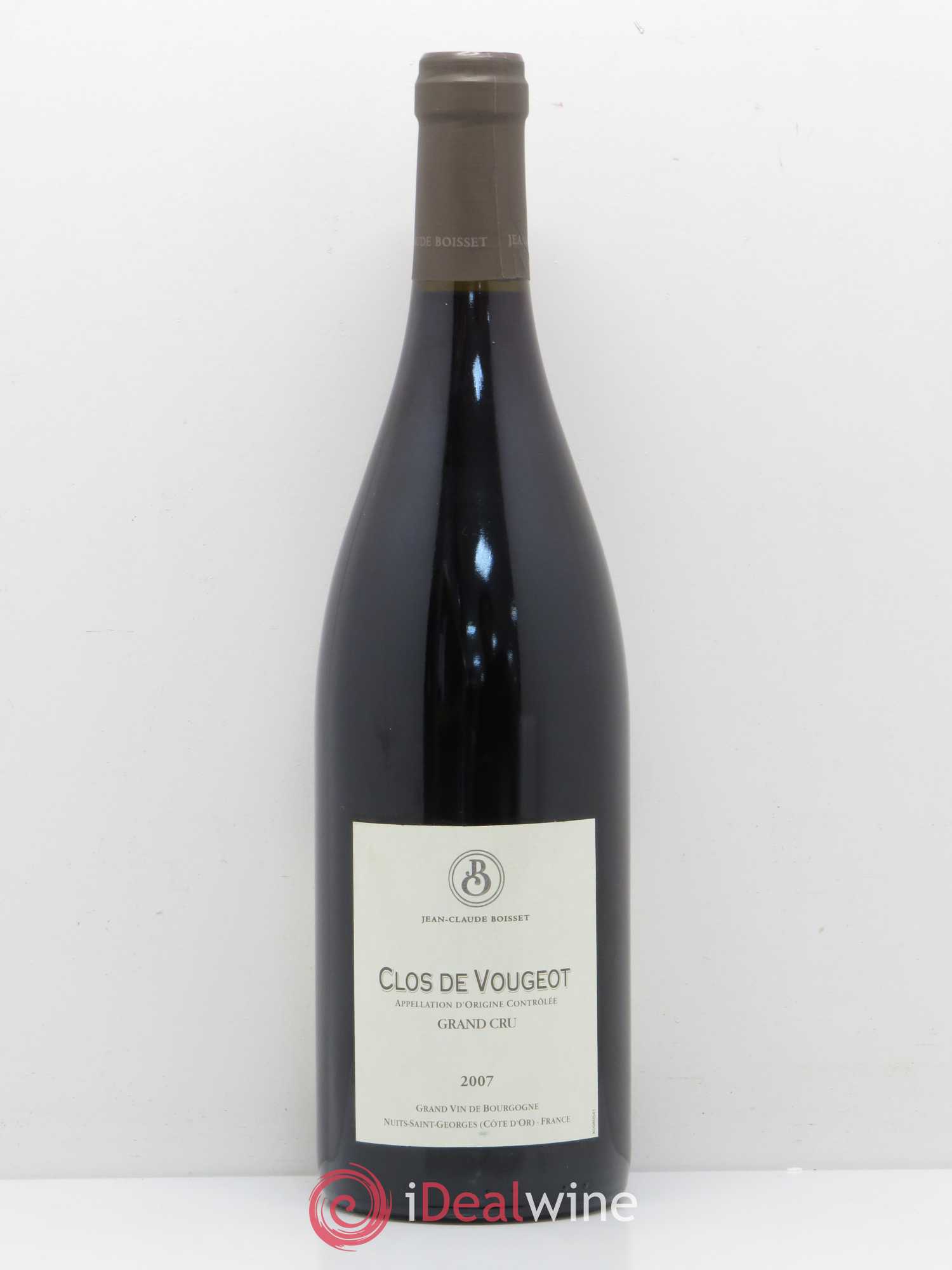 Clos de Vougeot Grand Cru Domaine Boisset 2007 - Posten von 1 Flasche - 0