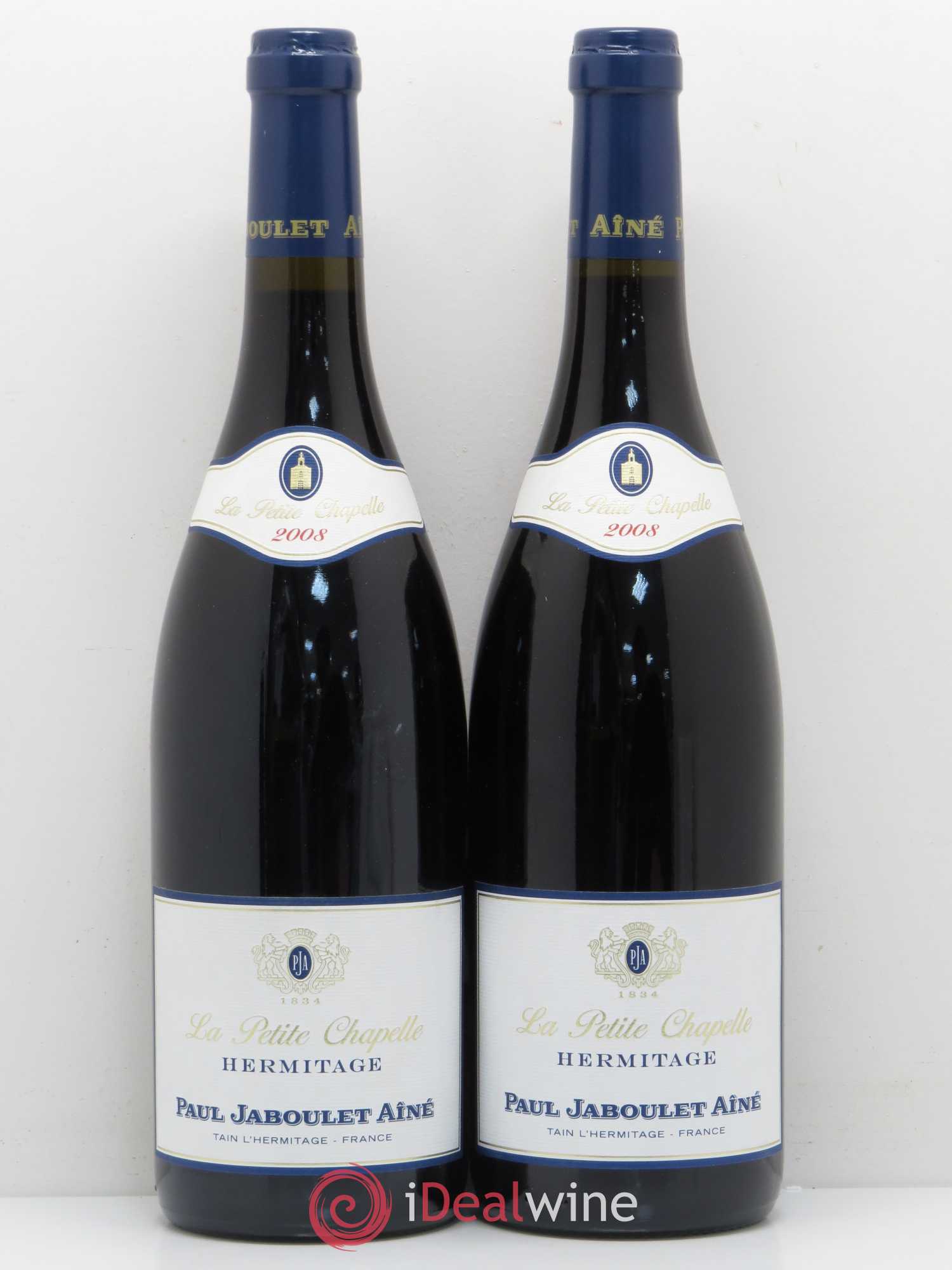 Hermitage La Petite Chapelle Paul Jaboulet Ainé 2008 - Lot de 2 bouteilles - 0