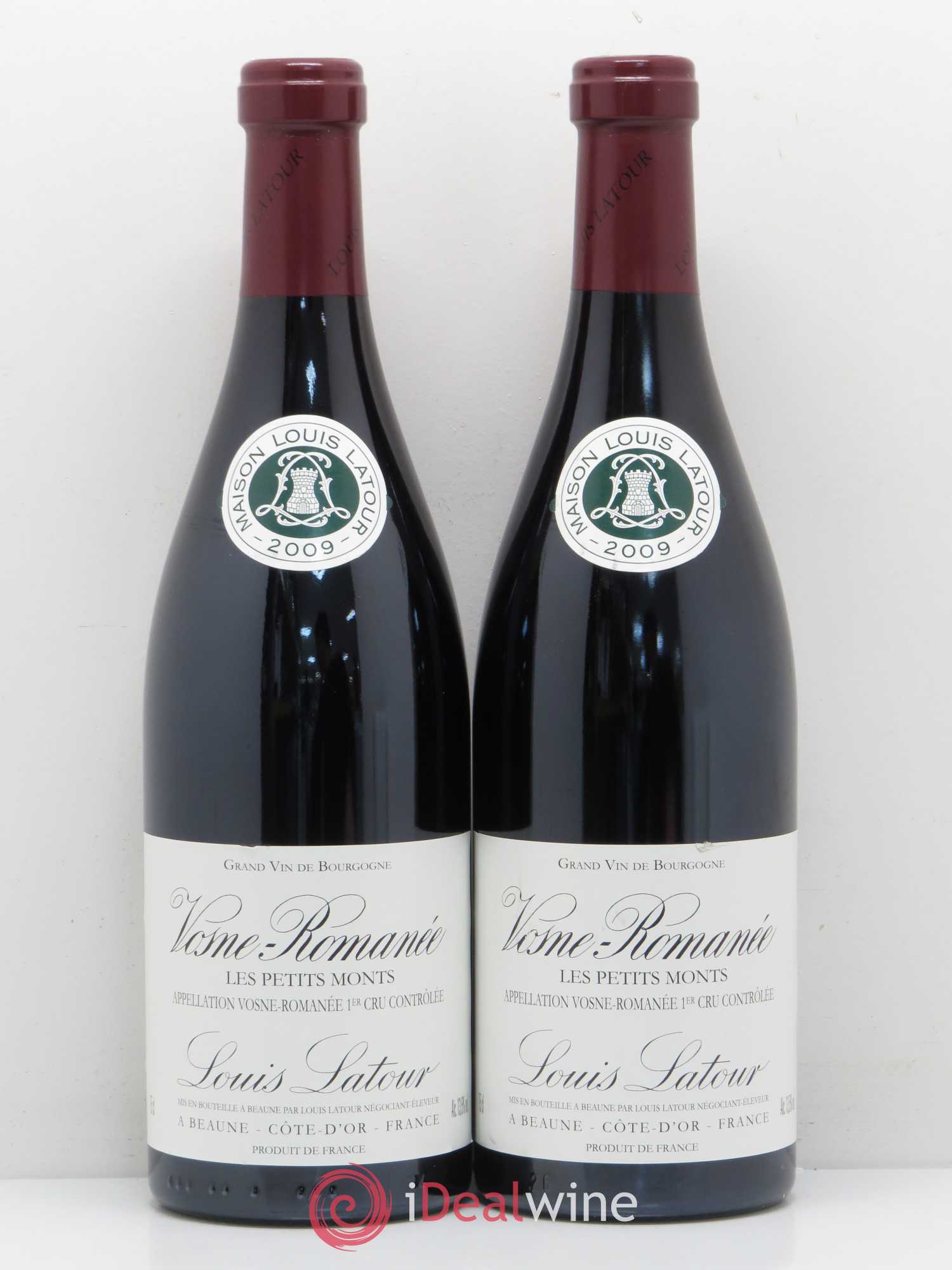 Vosne-Romanée 1er Cru Les Petits Monts Domaine Louis Latour 2009 - Posten von 2 Flaschen - 0