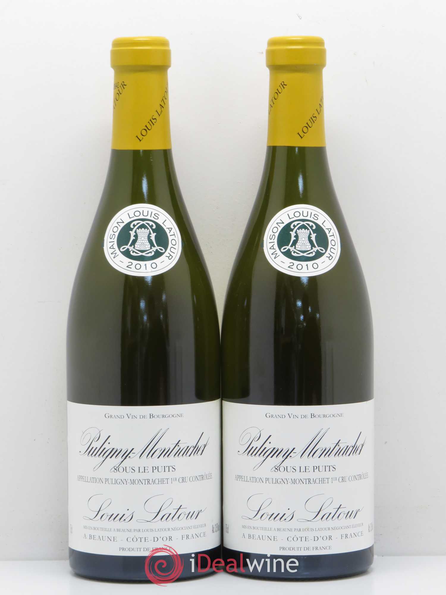 Puligny-Montrachet 1er Cru Sous le Puits Louis Latour 2010 - Lot de 2 bouteilles - 0