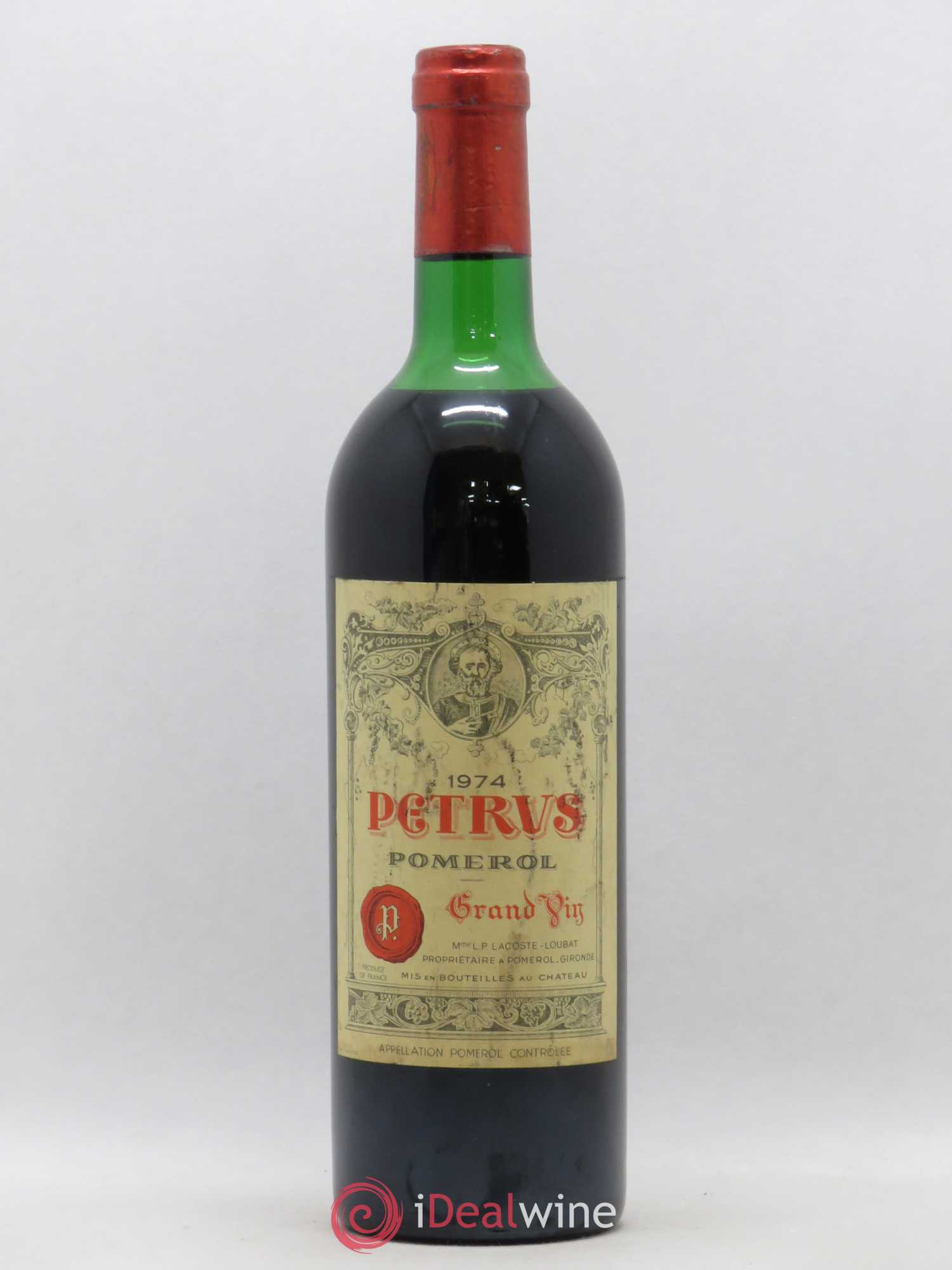 Petrus 1974 - Lot de 1 bouteille - 0