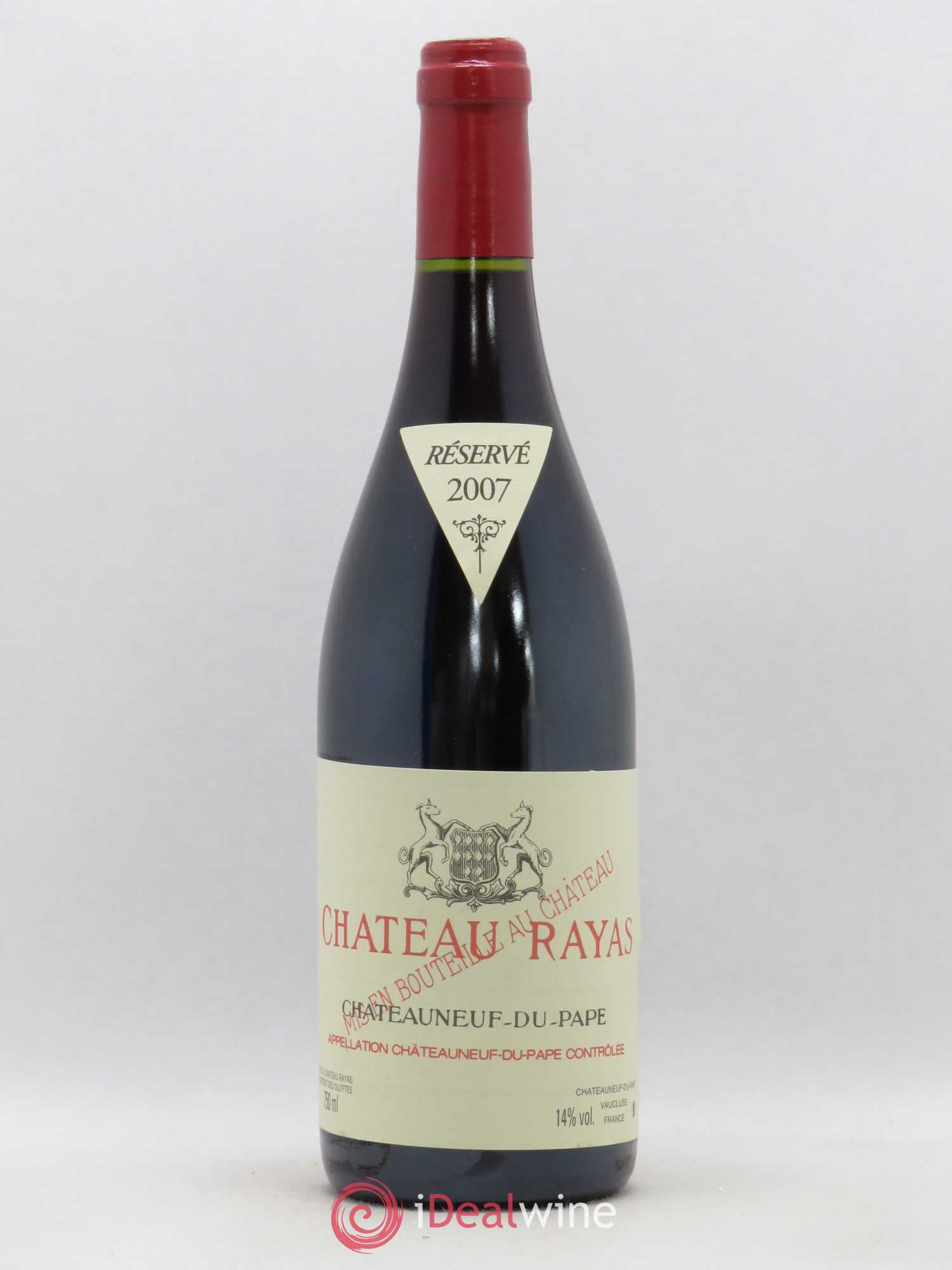 Châteauneuf-du-Pape Château Rayas Emmanuel Reynaud 2007 - Lot de 1 bouteille - 0