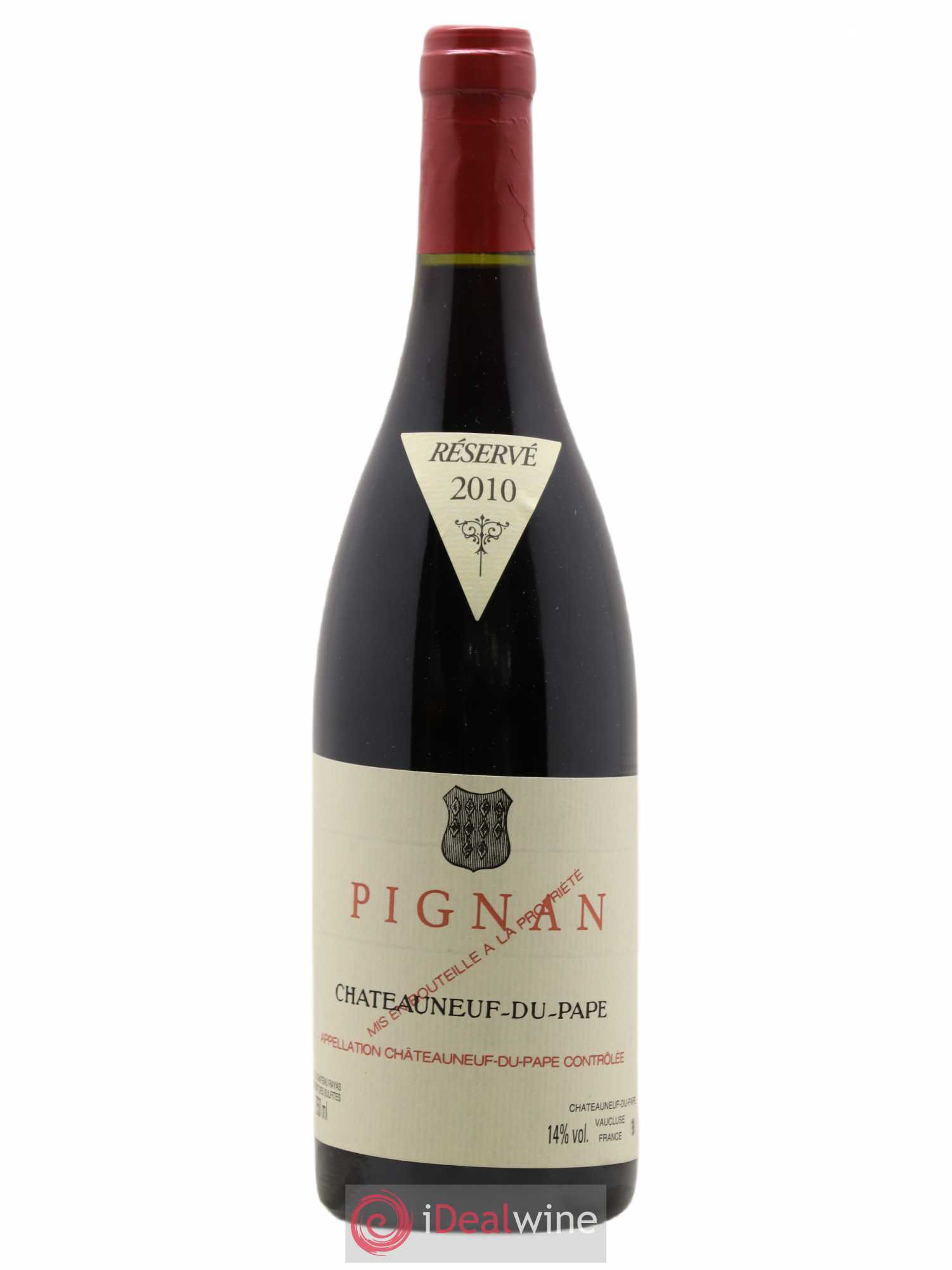 Châteauneuf-du-Pape Pignan Emmanuel Reynaud 2010 - Lot de 1 bouteille - 0