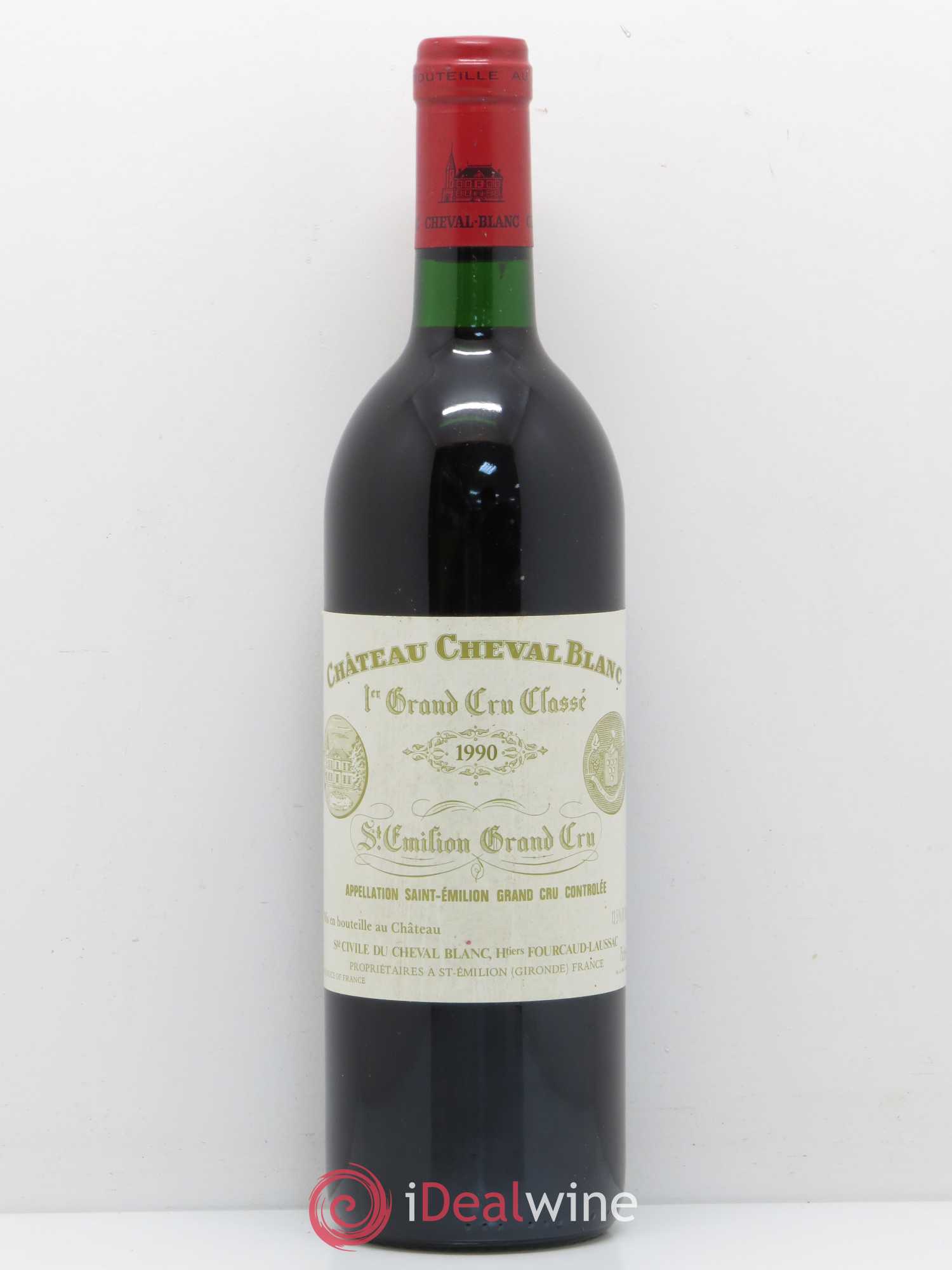 Château Cheval Blanc 1er Grand Cru Classé A 1990 - Lot de 1 bouteille - 0