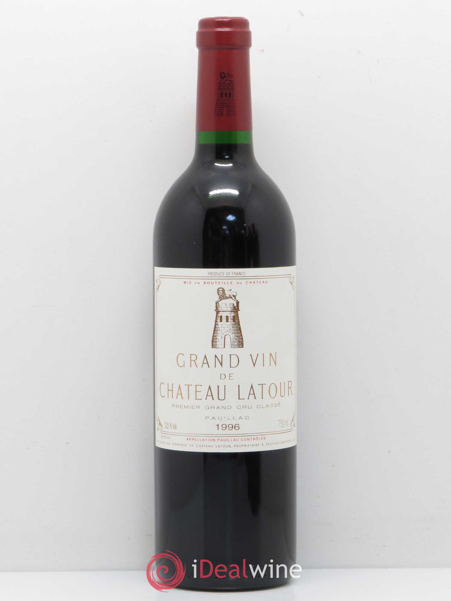 Château Latour 1er Grand Cru Classé 1996 - Lot de 1 bouteille - 0