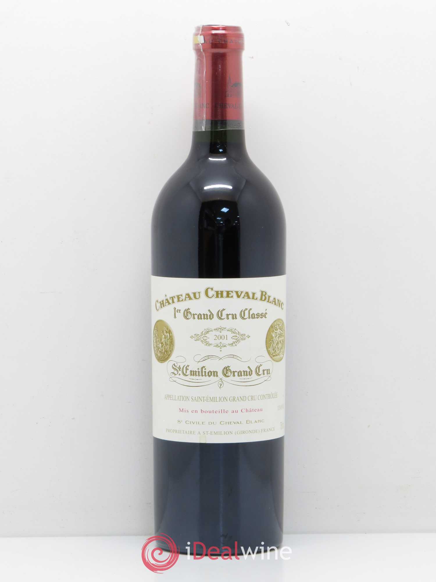 Château Cheval Blanc 1er Grand Cru Classé A 2001 - Lot de 1 bouteille - 0