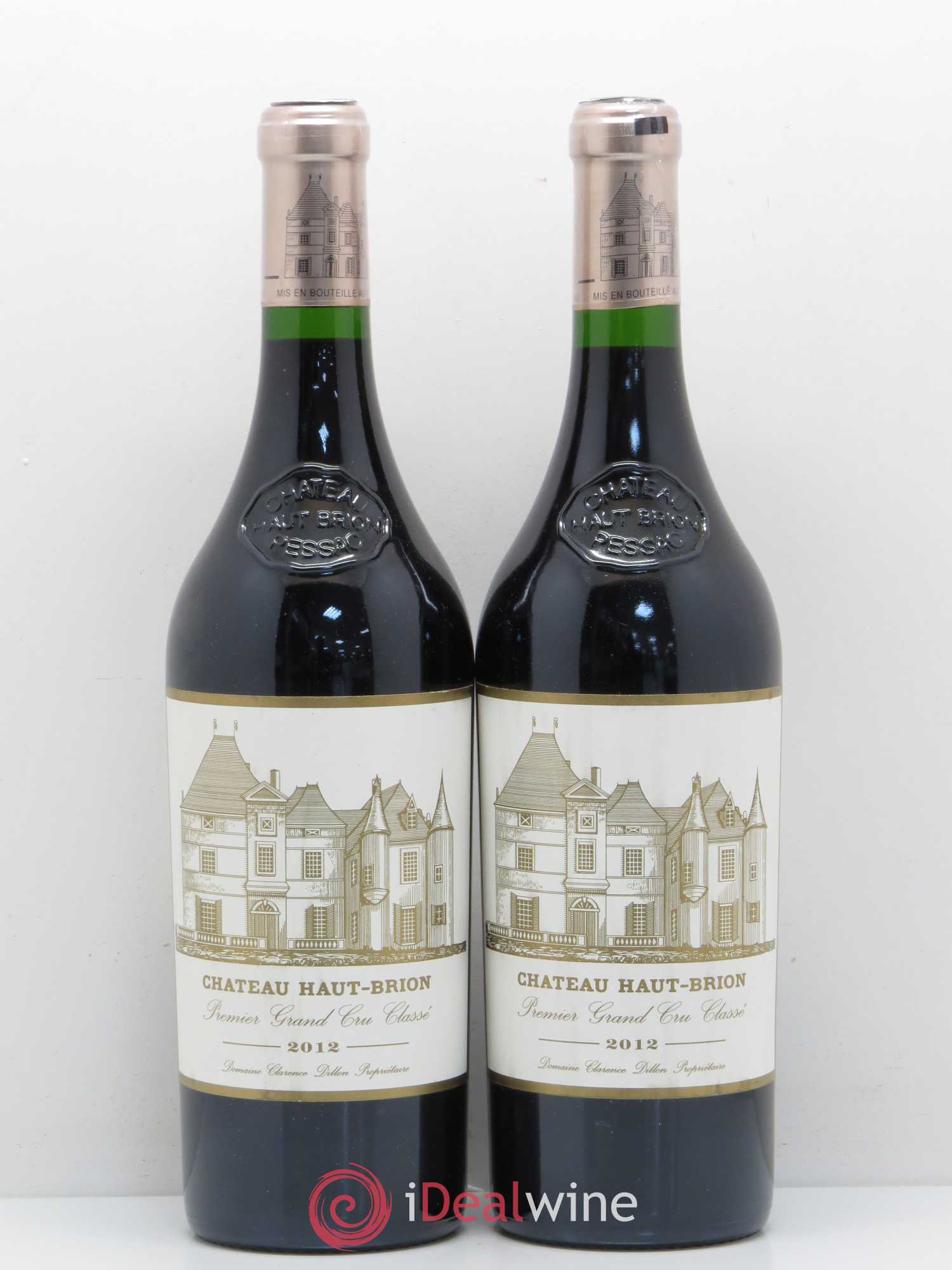 Château Haut Brion 1er Grand Cru Classé 2012 - Lot de 2 bouteilles - 0