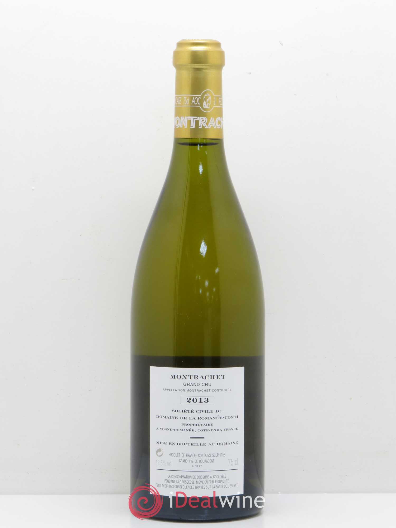 Montrachet Grand Cru Domaine de la Romanée-Conti 2013 - Lot de 1 bouteille - 1