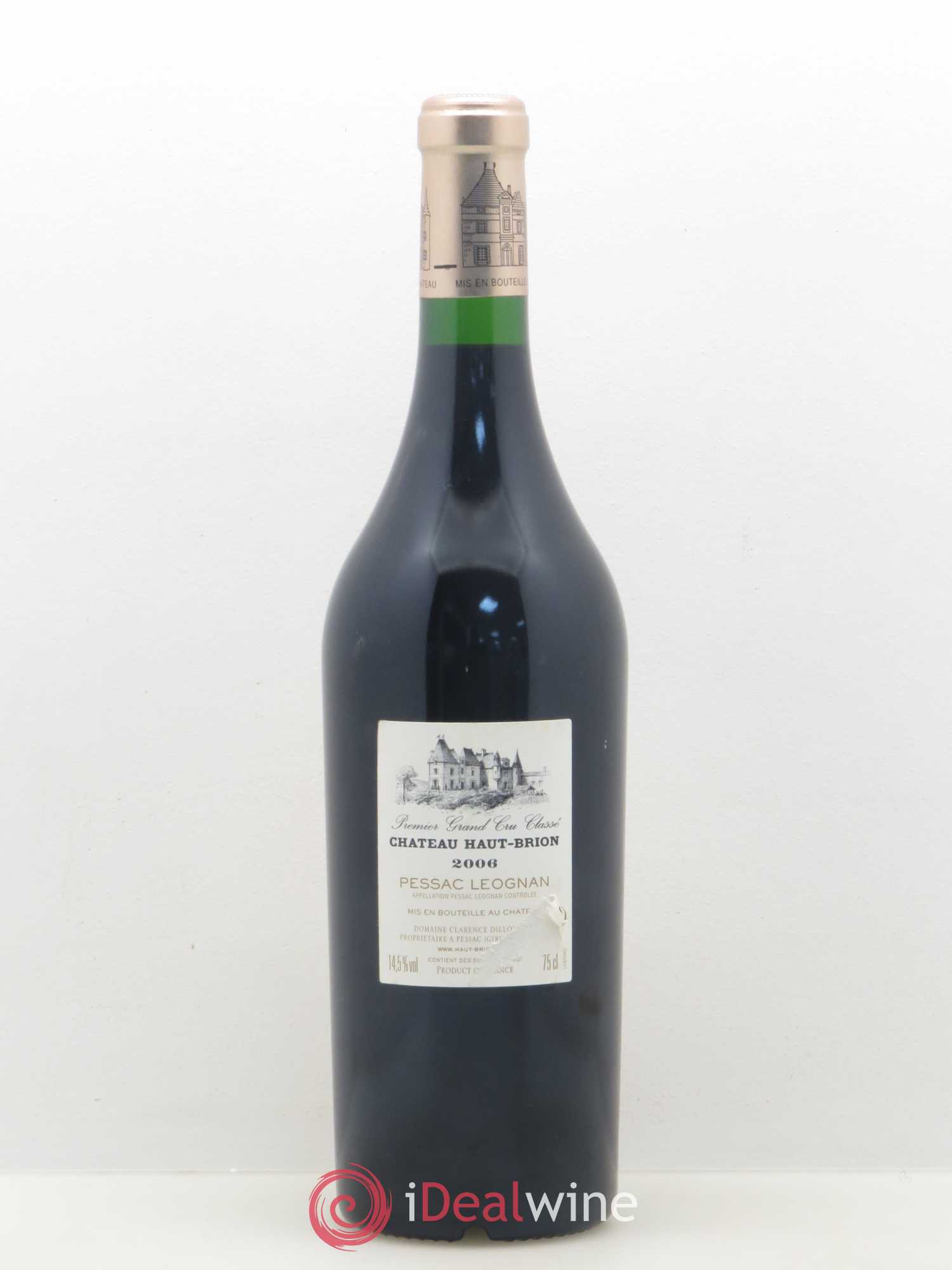 Château Haut Brion 1er Grand Cru Classé 2006 - Lot de 1 bouteille - 1
