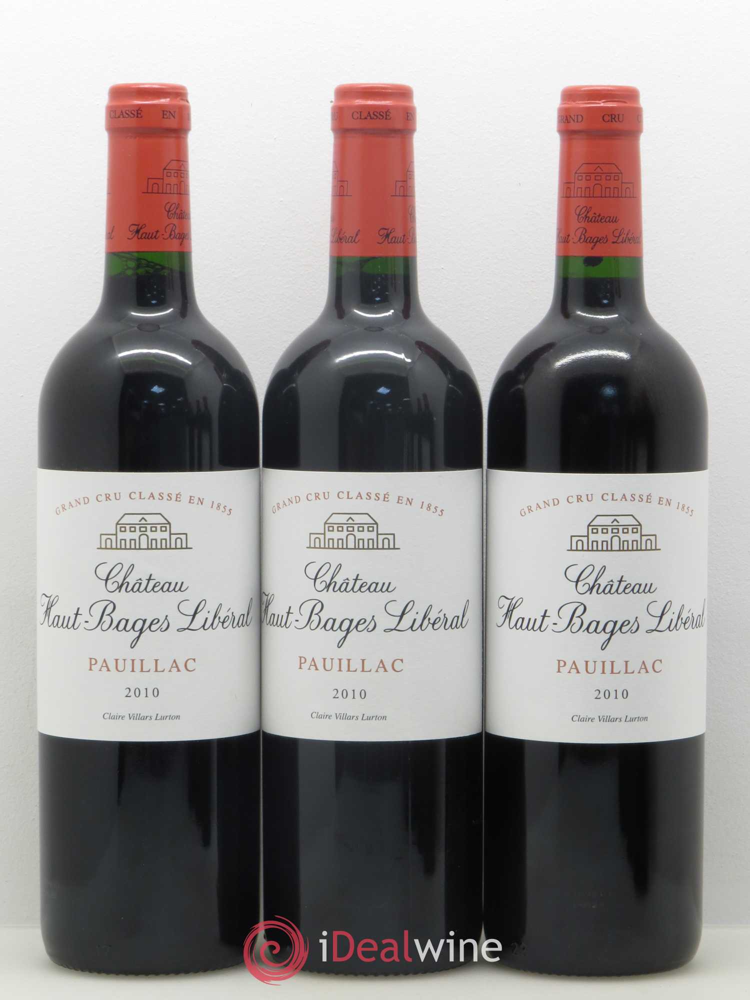 Château Haut Bages Libéral 5ème Grand Cru Classé 2010 - Lot de 6 bouteilles - 1
